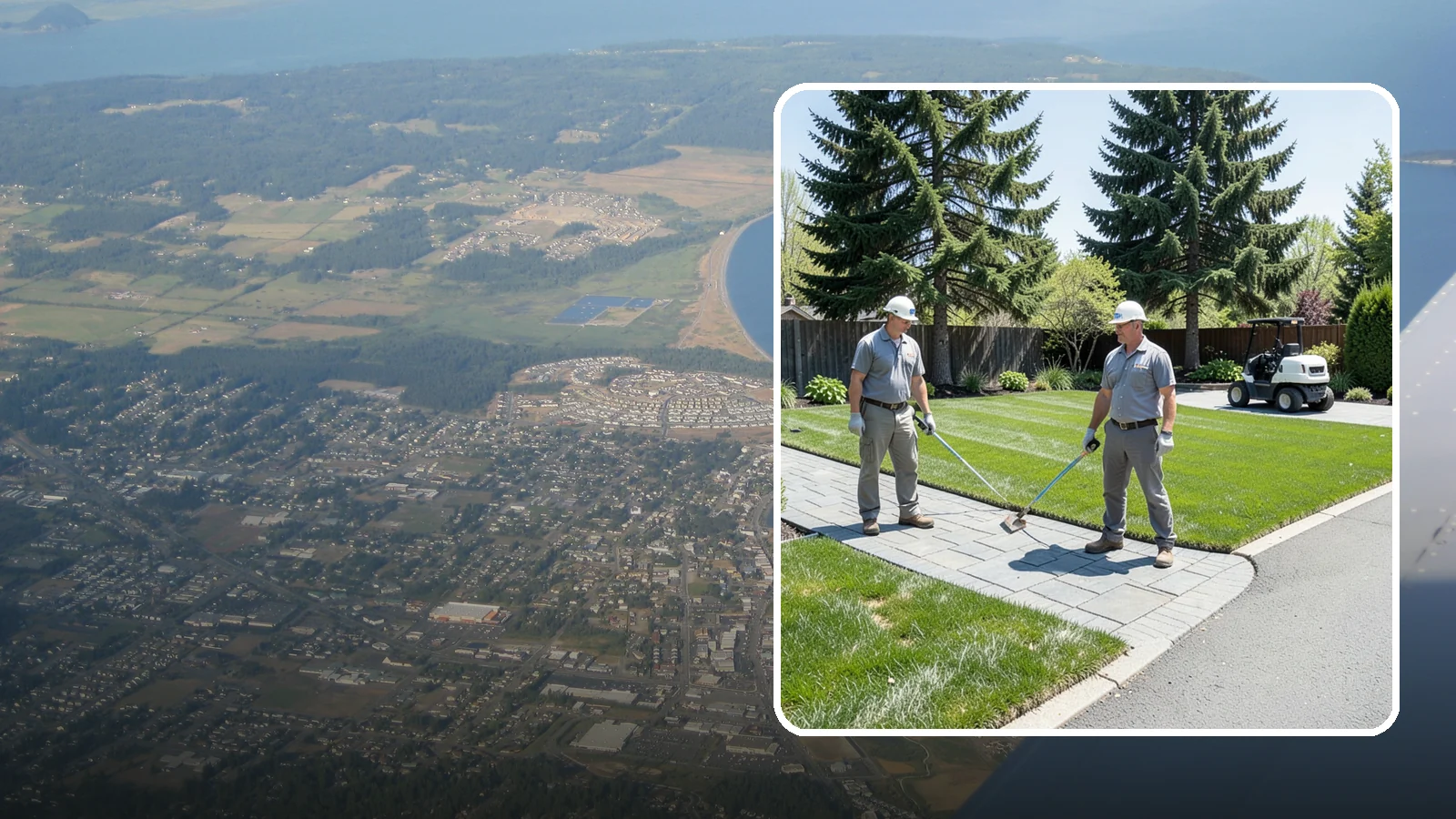 Lawn Edging in Oak Harbor, Island County, WA - Crisp lawn edges that give your yard a clean, finished border along walkways, driveways, and beds.