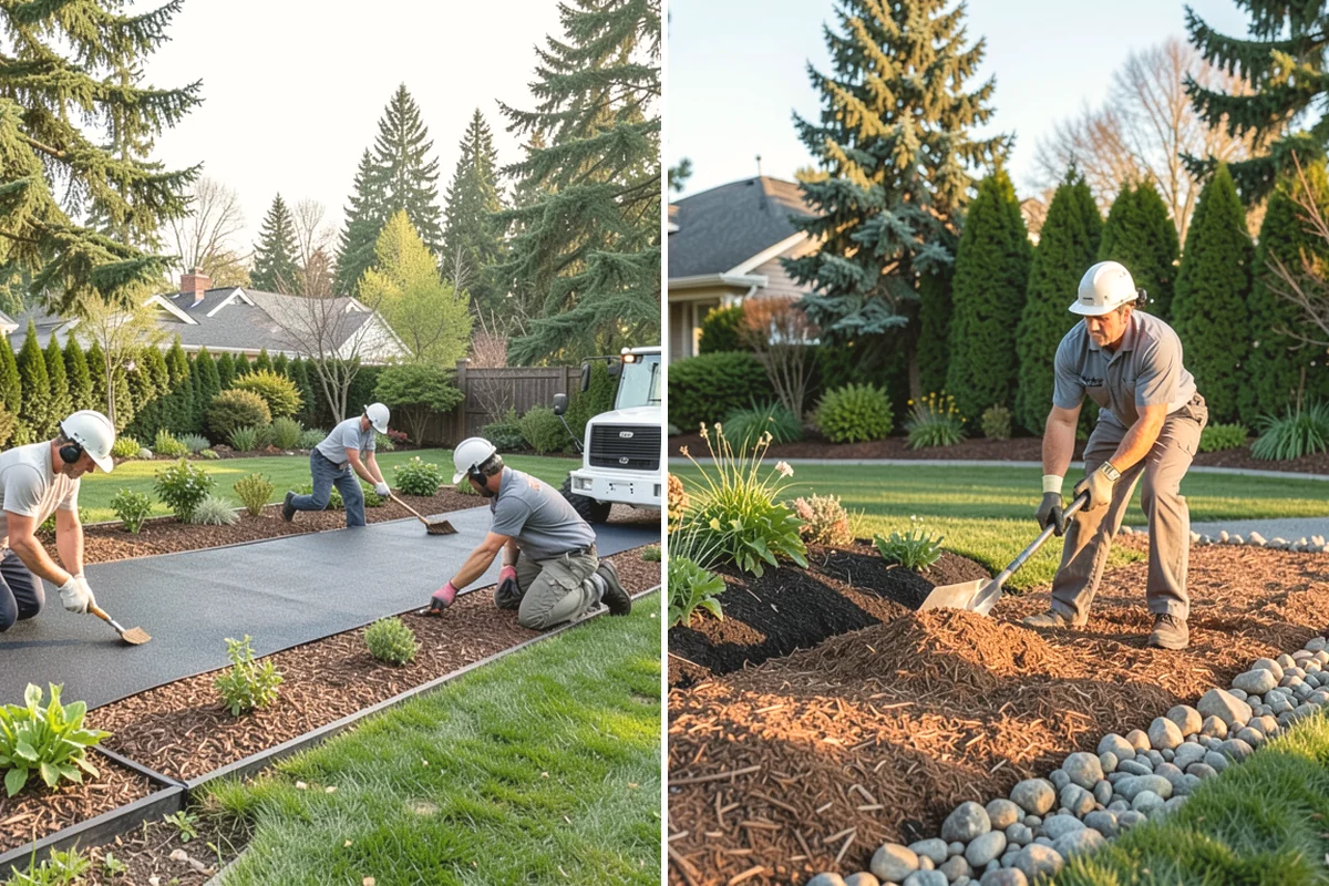 Lawn Edging in Oak Harbor, Island County, WA - Mark the edge line along hardscapes and beds