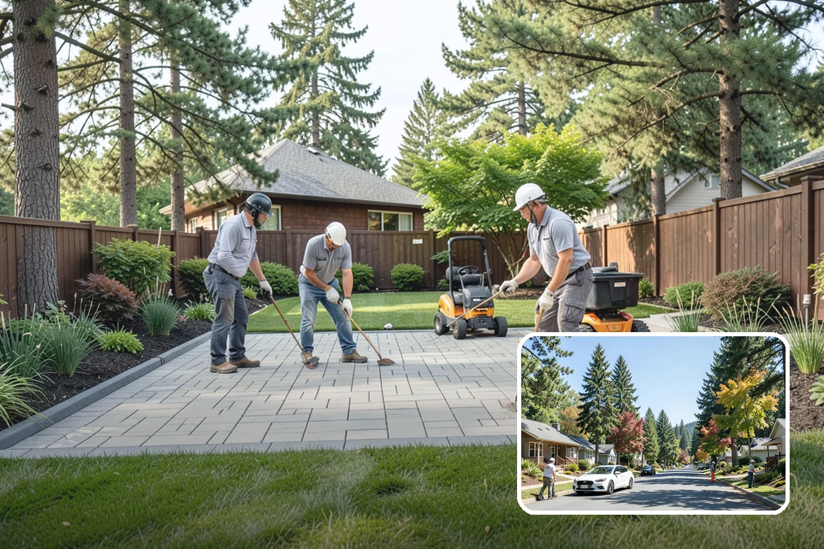 Lawn Edging in Orting, Pierce County, WA - Sharp defined borders that frame the whole yard