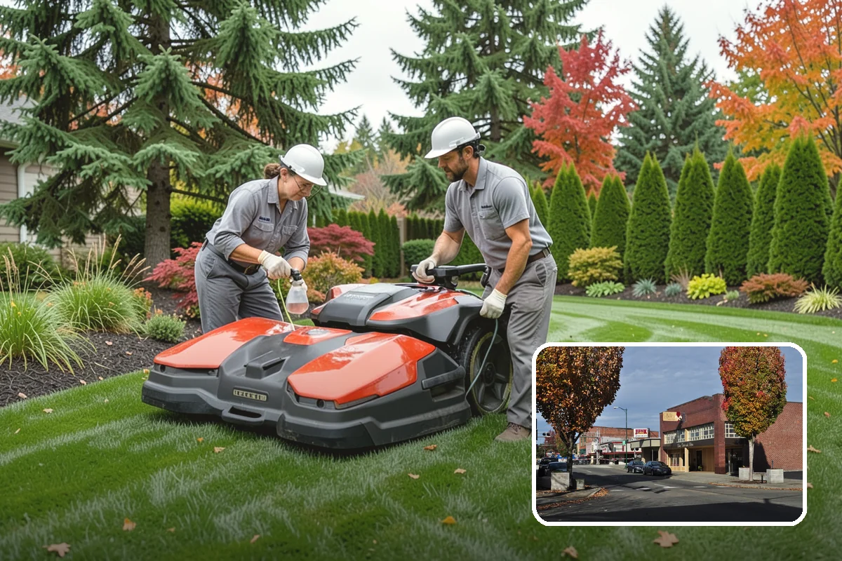 Lawn Edging in Puyallup, Pierce County, WA - Sharp defined borders that frame the whole yard