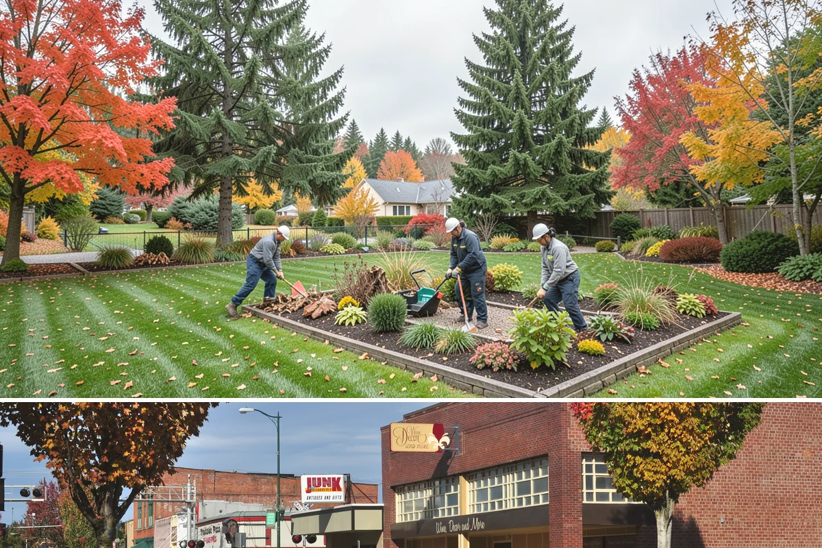 Lawn Edging in Puyallup, Pierce County, WA - Best maintained through the growing season alongside regular mowing