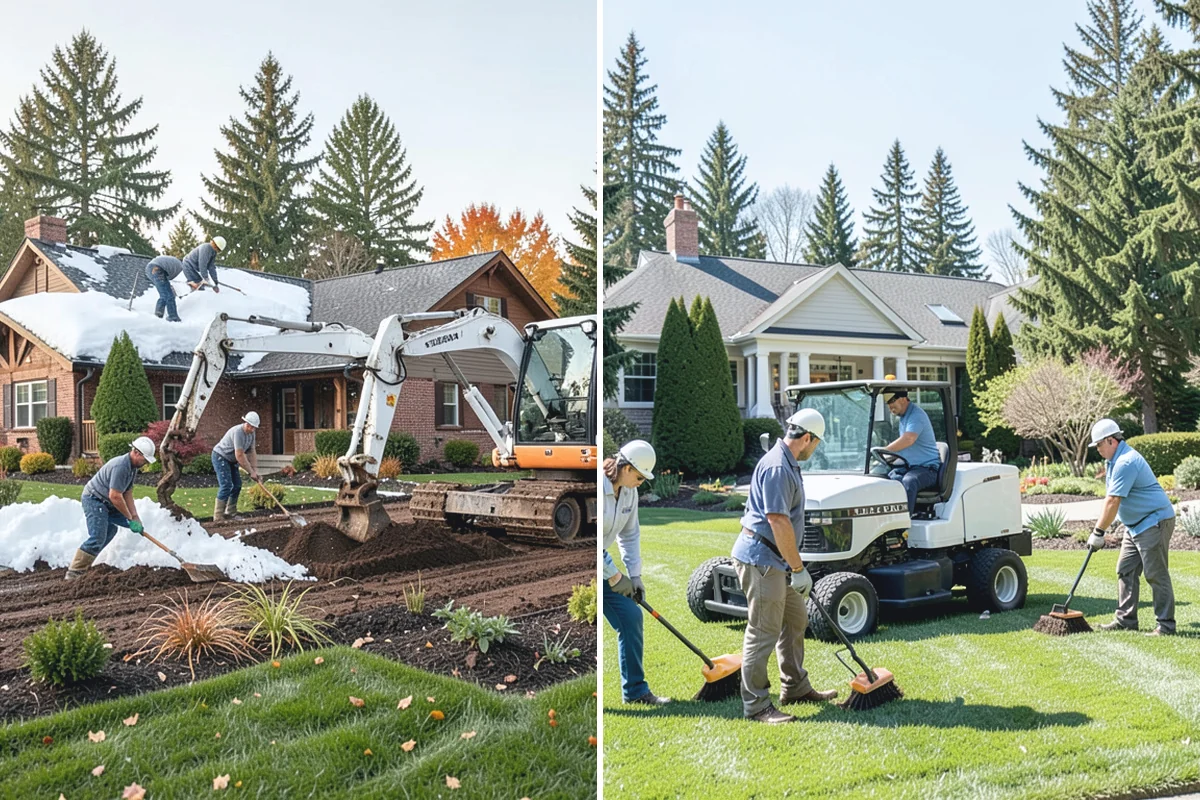 Lawn Edging in Renton, King County, WA - Mark the edge line along hardscapes and beds