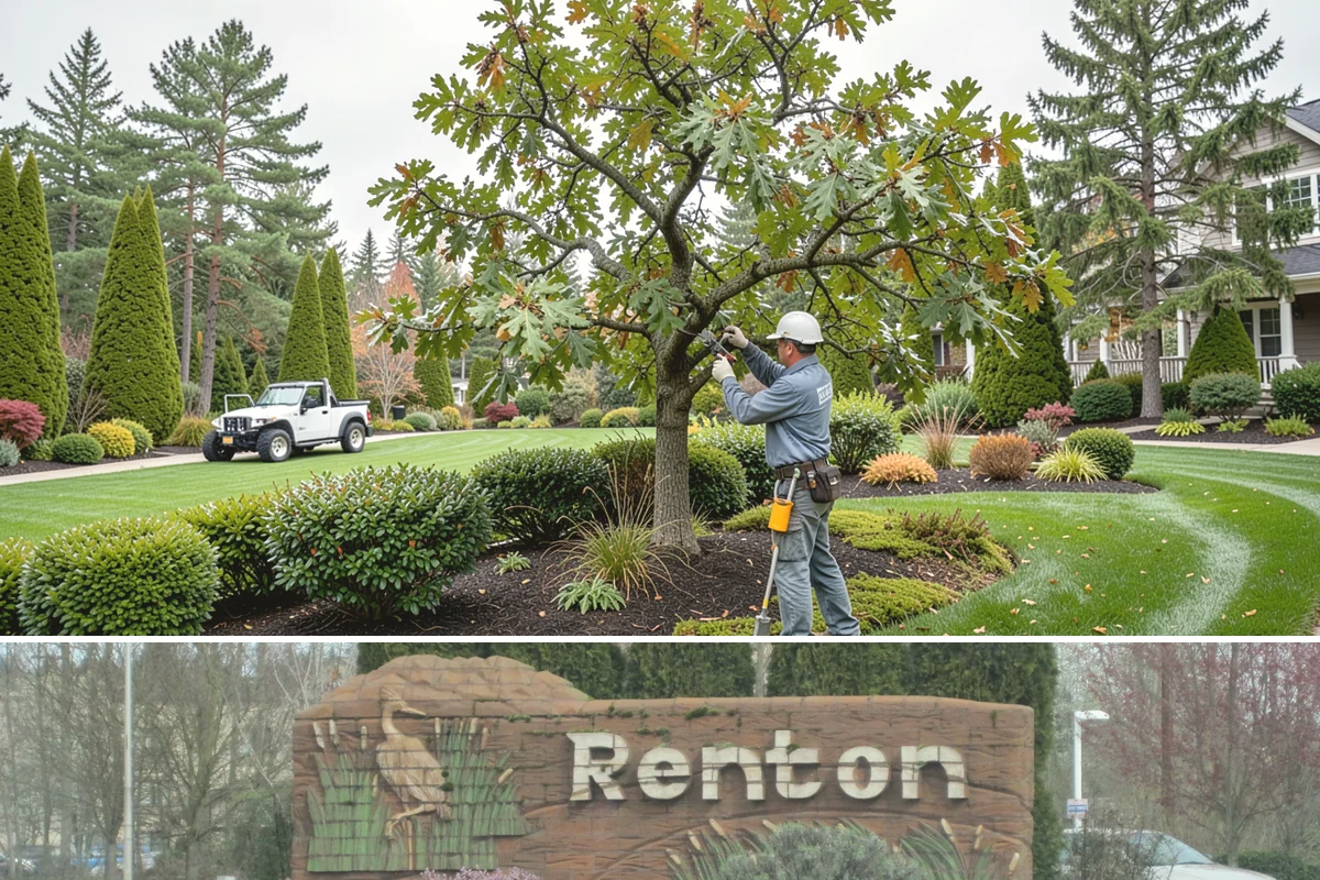 Lawn Edging in Renton, King County, WA - Best maintained through the growing season alongside regular mowing