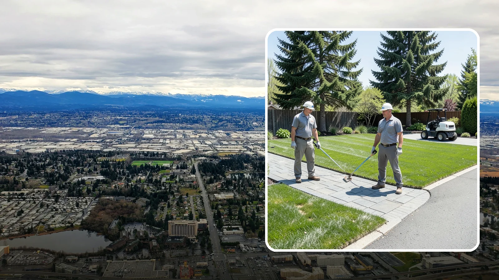 Lawn Edging in SeaTac, King County, WA - Crisp lawn edges that give your yard a clean, finished border along walkways, driveways, and beds.
