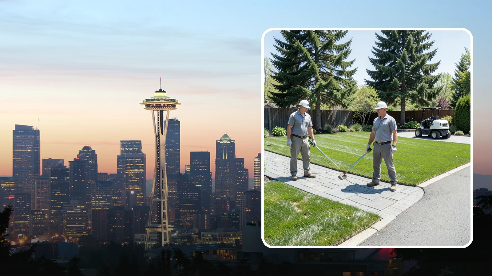 Lawn Edging in Seattle, King County, WA - Crisp lawn edges that give your yard a clean, finished border along walkways, driveways, and beds.