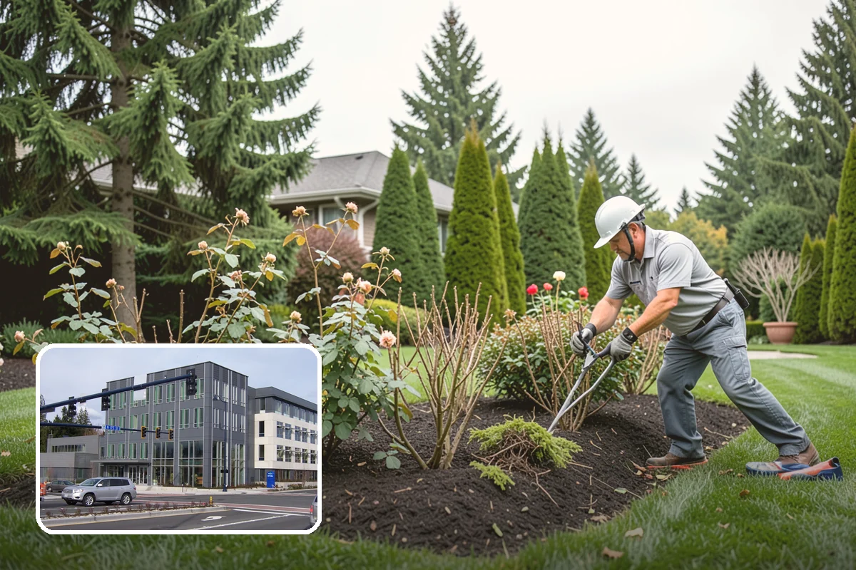 Lawn Edging in Shoreline, King County, WA - Sharp defined borders that frame the whole yard