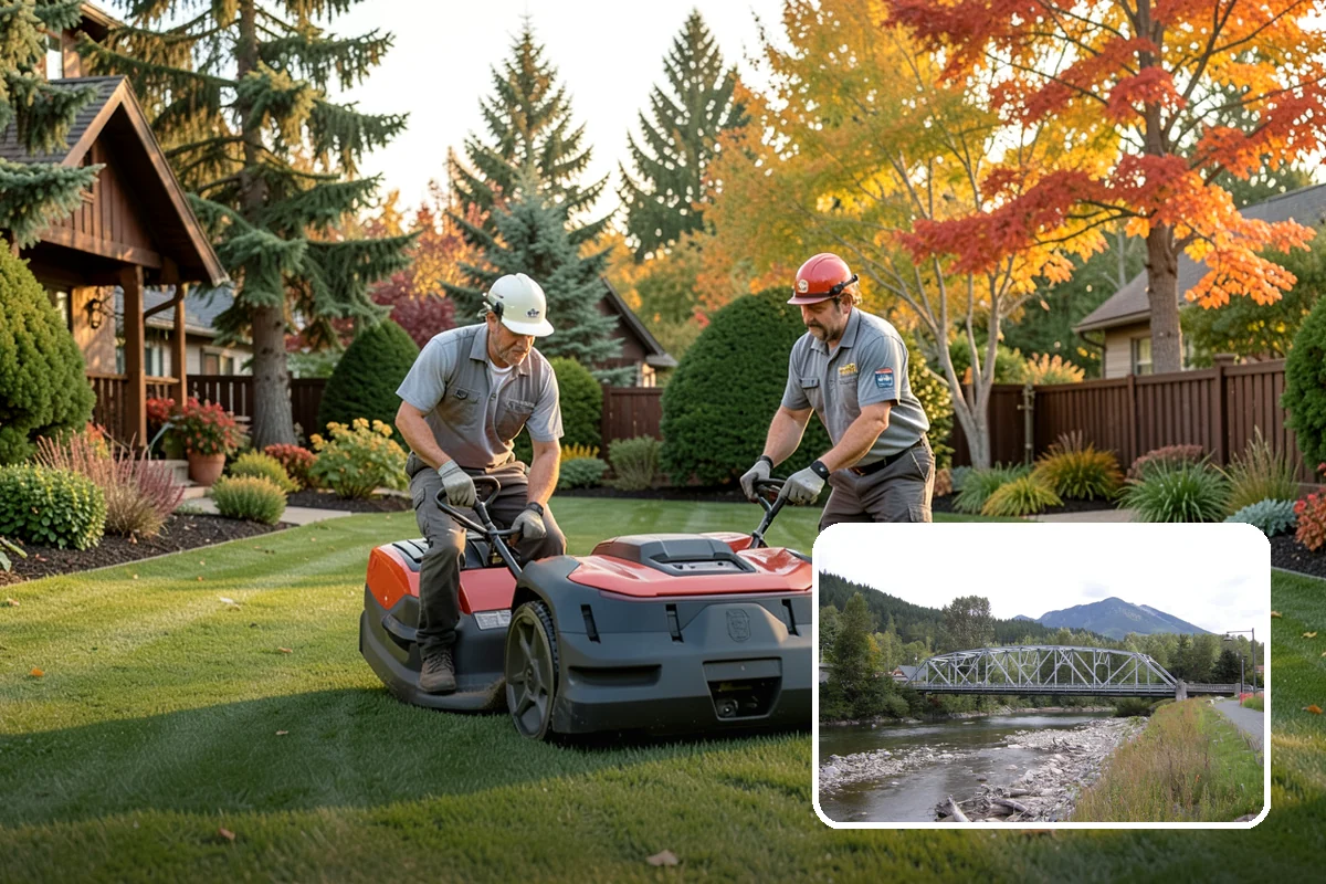 Lawn Edging in Skykomish, King County, WA - Sharp defined borders that frame the whole yard
