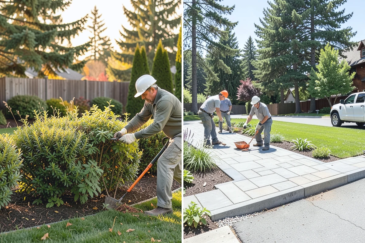 Lawn Edging in Skykomish, King County, WA - Mark the edge line along hardscapes and beds