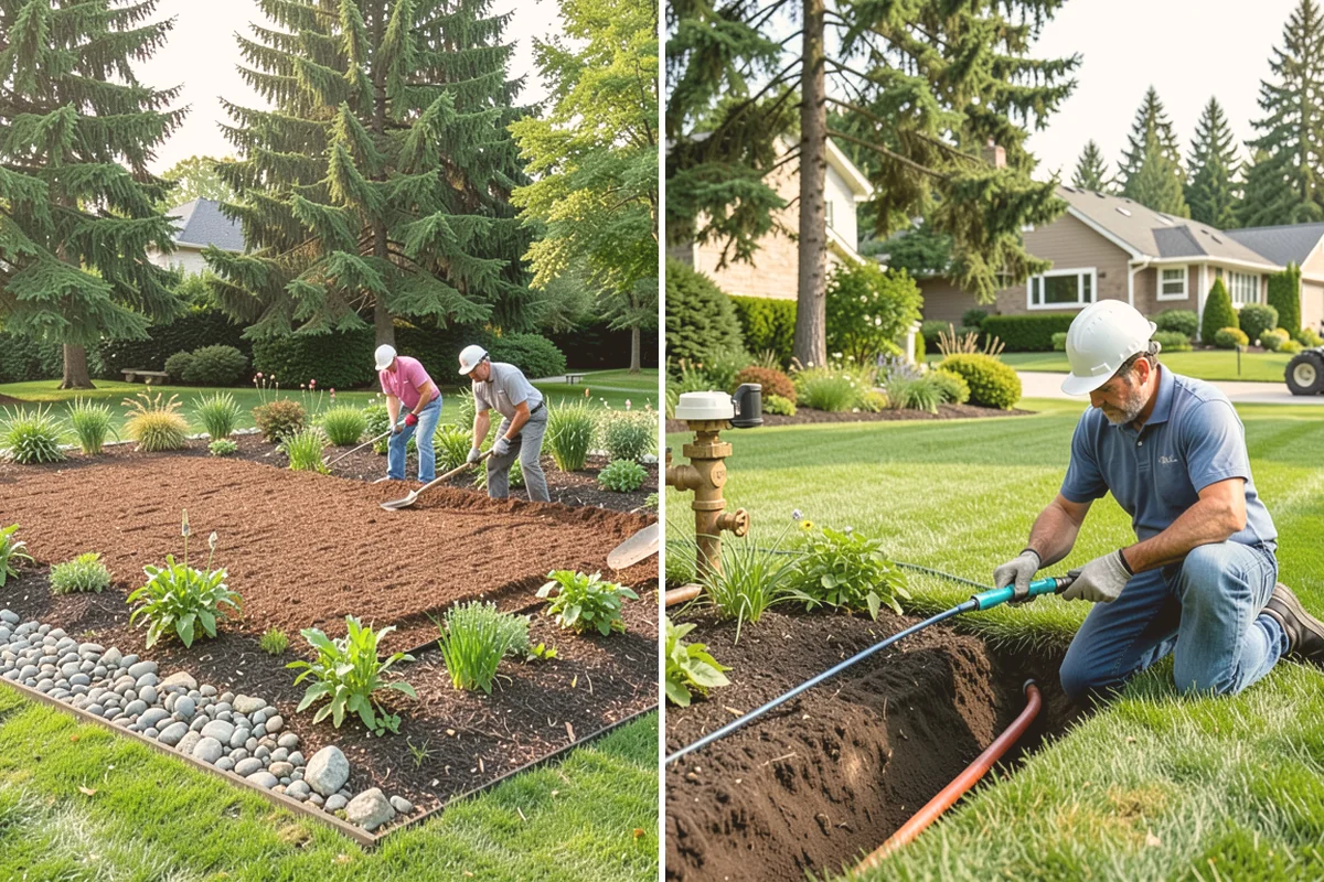 Lawn Edging in Snohomish, Snohomish County, WA - Mark the edge line along hardscapes and beds