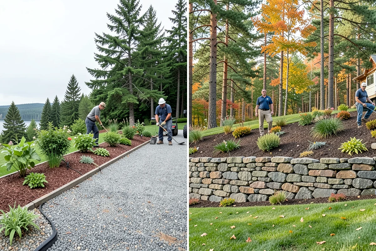 Lawn Edging in Snoqualmie, King County, WA - Mark the edge line along hardscapes and beds
