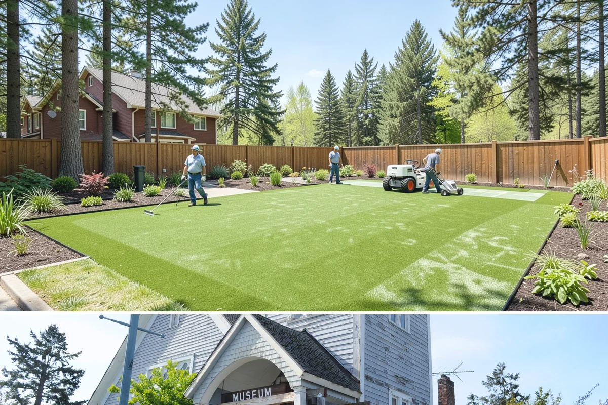 Lawn Edging in Steilacoom, Pierce County, WA - Best maintained through the growing season alongside regular mowing