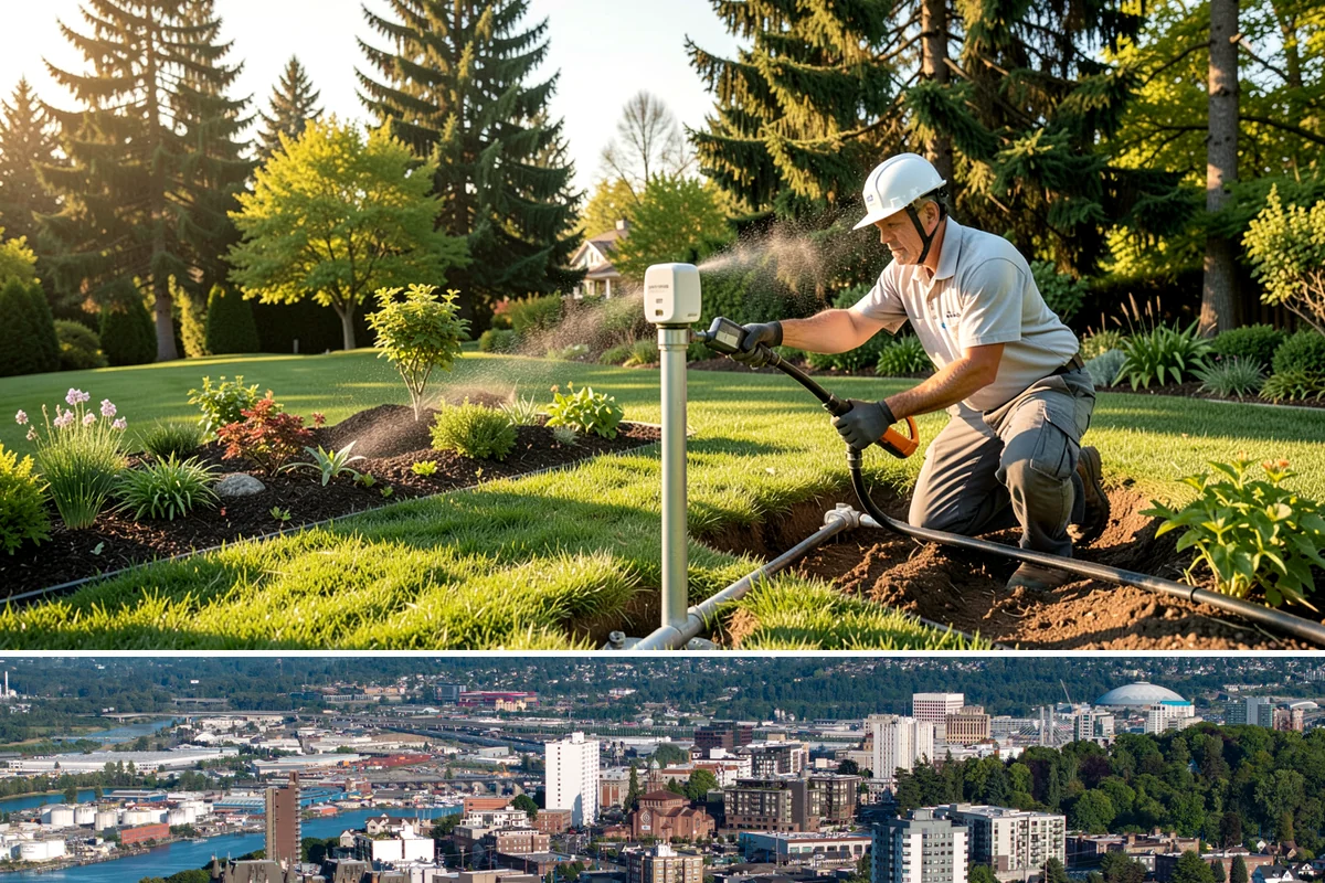 Lawn Edging in Tacoma, Pierce County, WA - Best maintained through the growing season alongside regular mowing