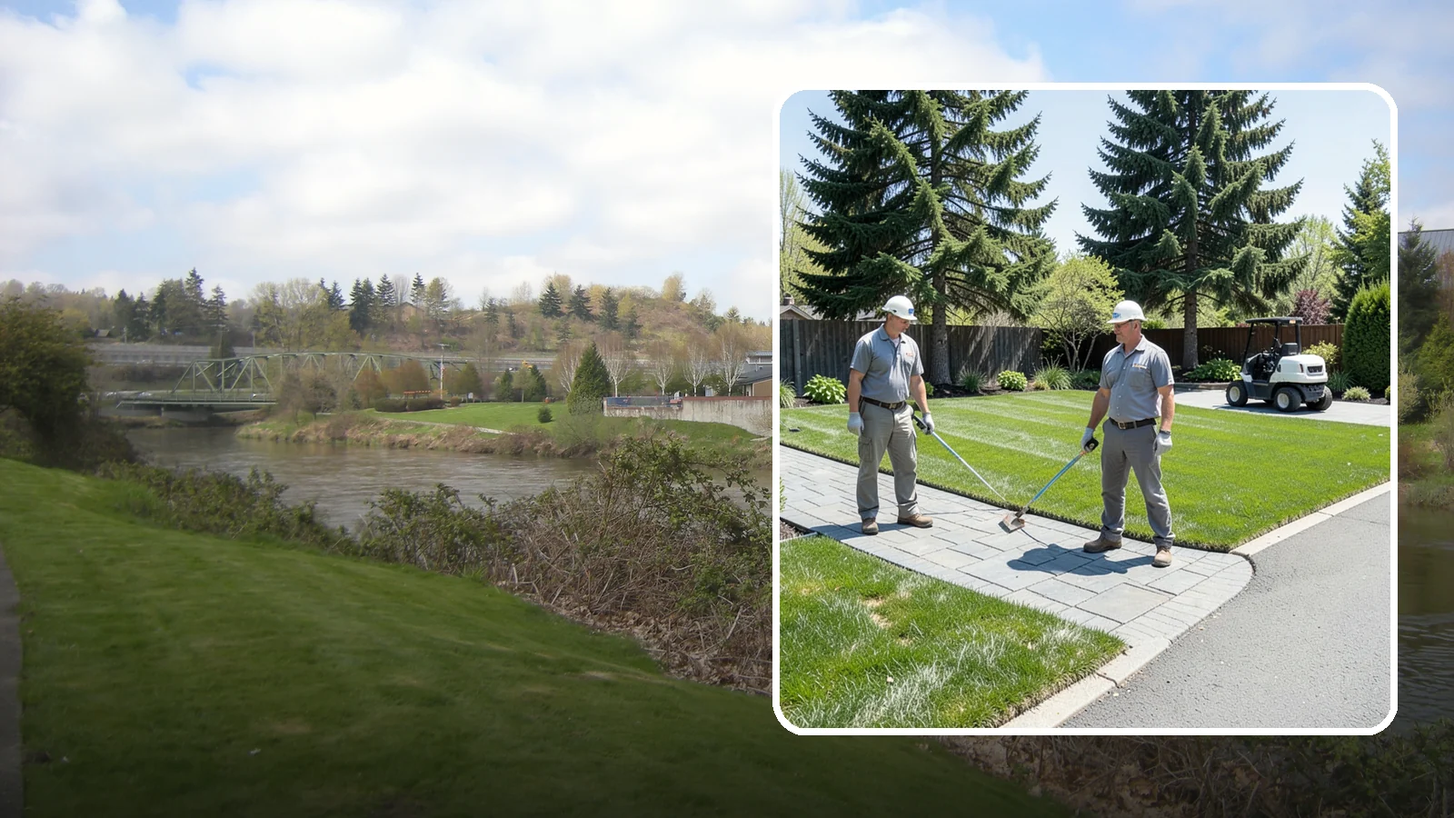 Lawn Edging in Tukwila, King County, WA - Crisp lawn edges that give your yard a clean, finished border along walkways, driveways, and beds.
