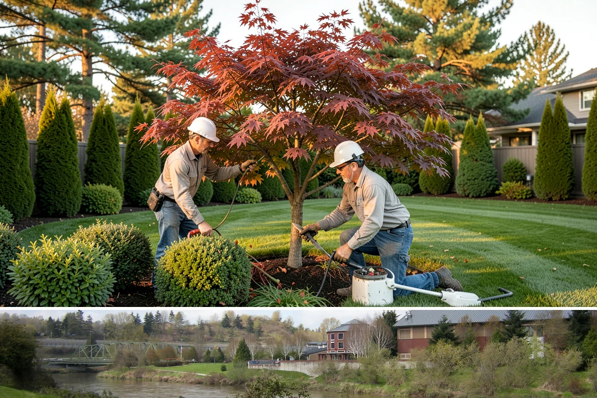 Lawn Edging in Tukwila, King County, WA - Best maintained through the growing season alongside regular mowing