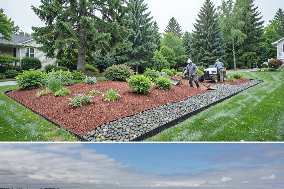 Lawn Edging in University Place, Pierce County, WA - Best maintained through the growing season alongside regular mowing