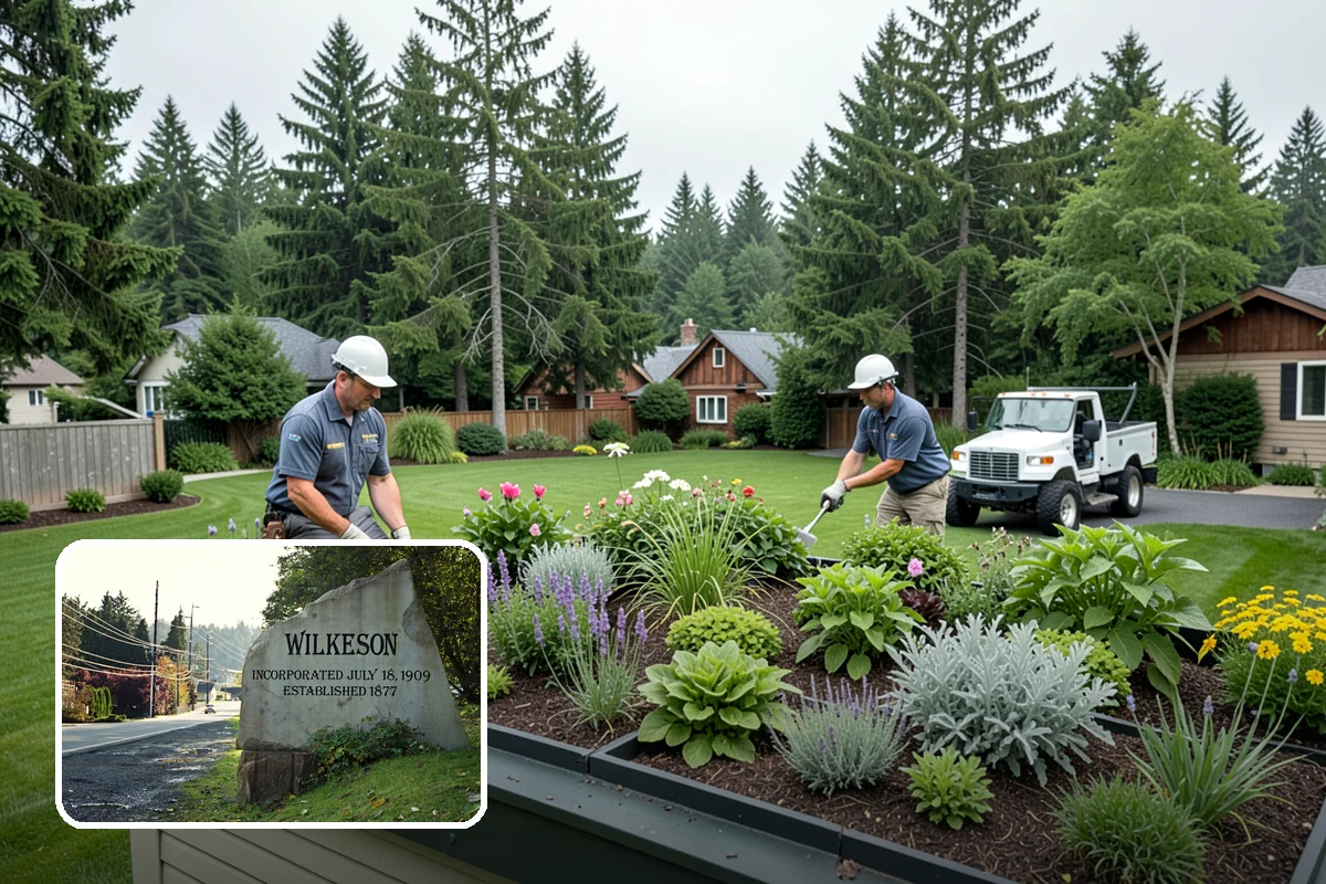 Lawn Edging in Wilkeson, Pierce County, WA - Sharp defined borders that frame the whole yard