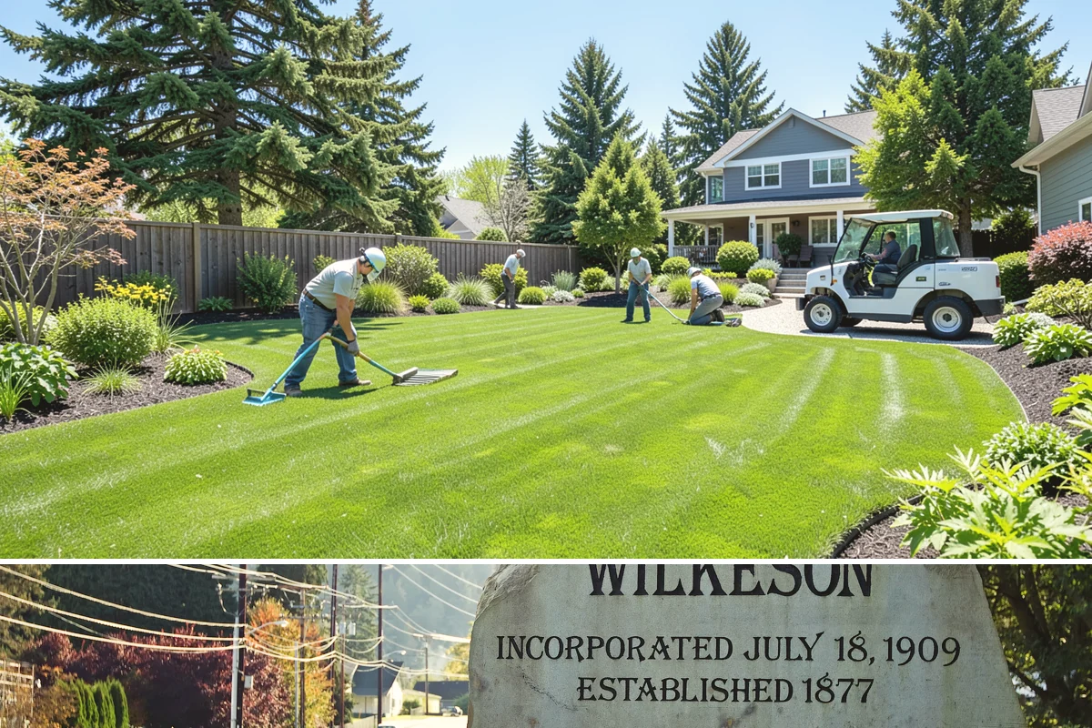 Lawn Edging in Wilkeson, Pierce County, WA - Best maintained through the growing season alongside regular mowing