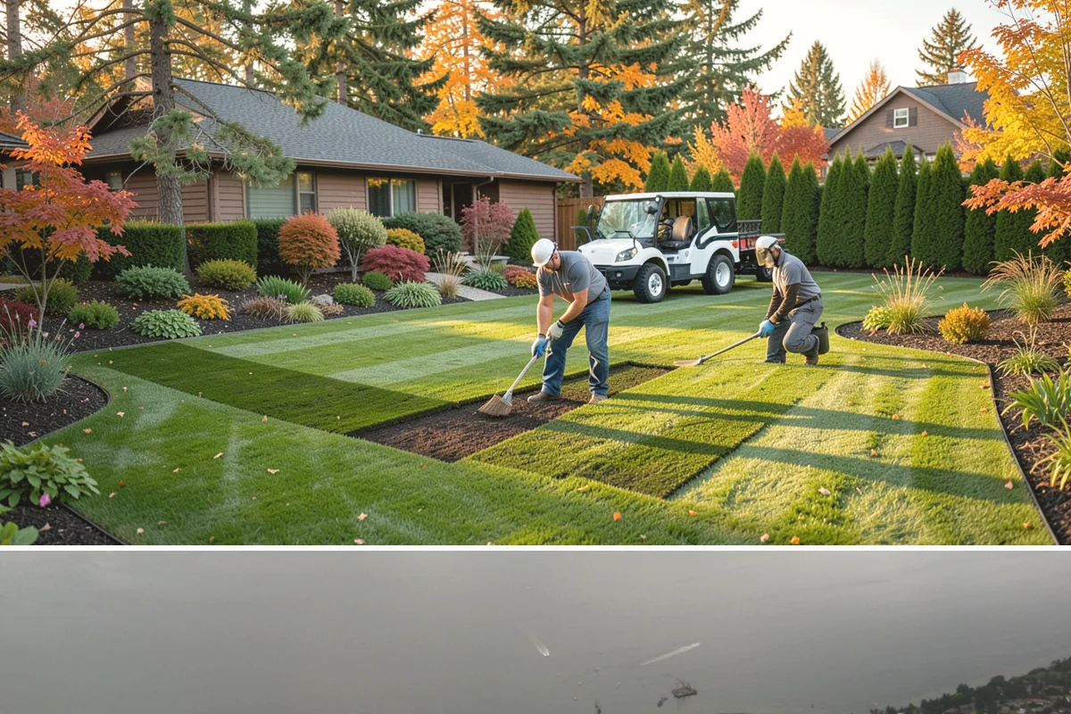 Lawn Fertilization in Des Moines, King County, WA - Multiple applications spring through fall