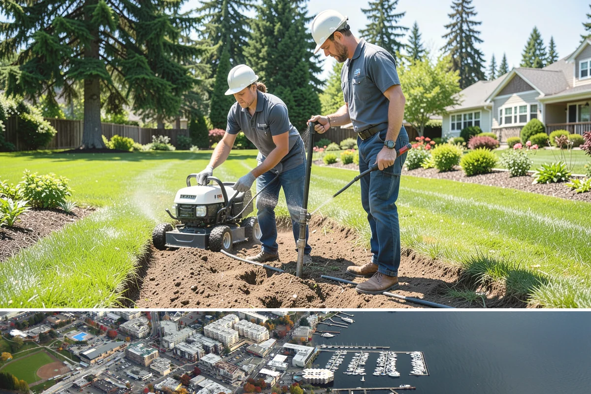 Lawn Fertilization in Kirkland, King County, WA - Multiple applications spring through fall