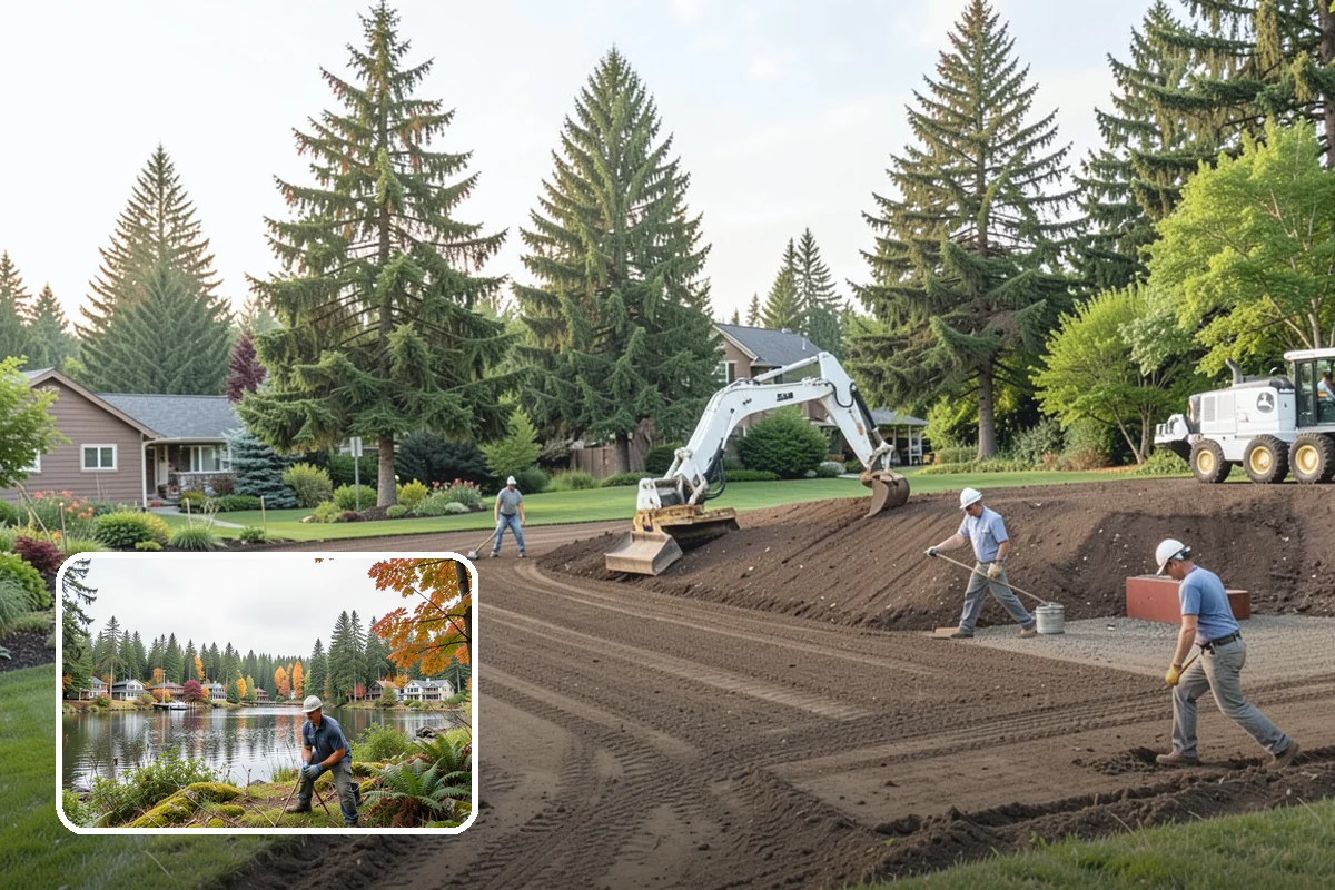 Lawn Fertilization in La Conner, Skagit County, WA - Thicker greener grass that crowds out weeds