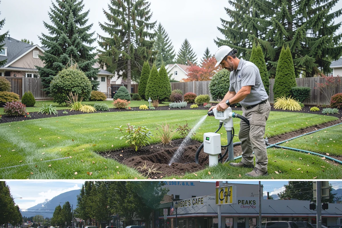 Lawn Fertilization in North Bend, King County, WA - Multiple applications spring through fall
