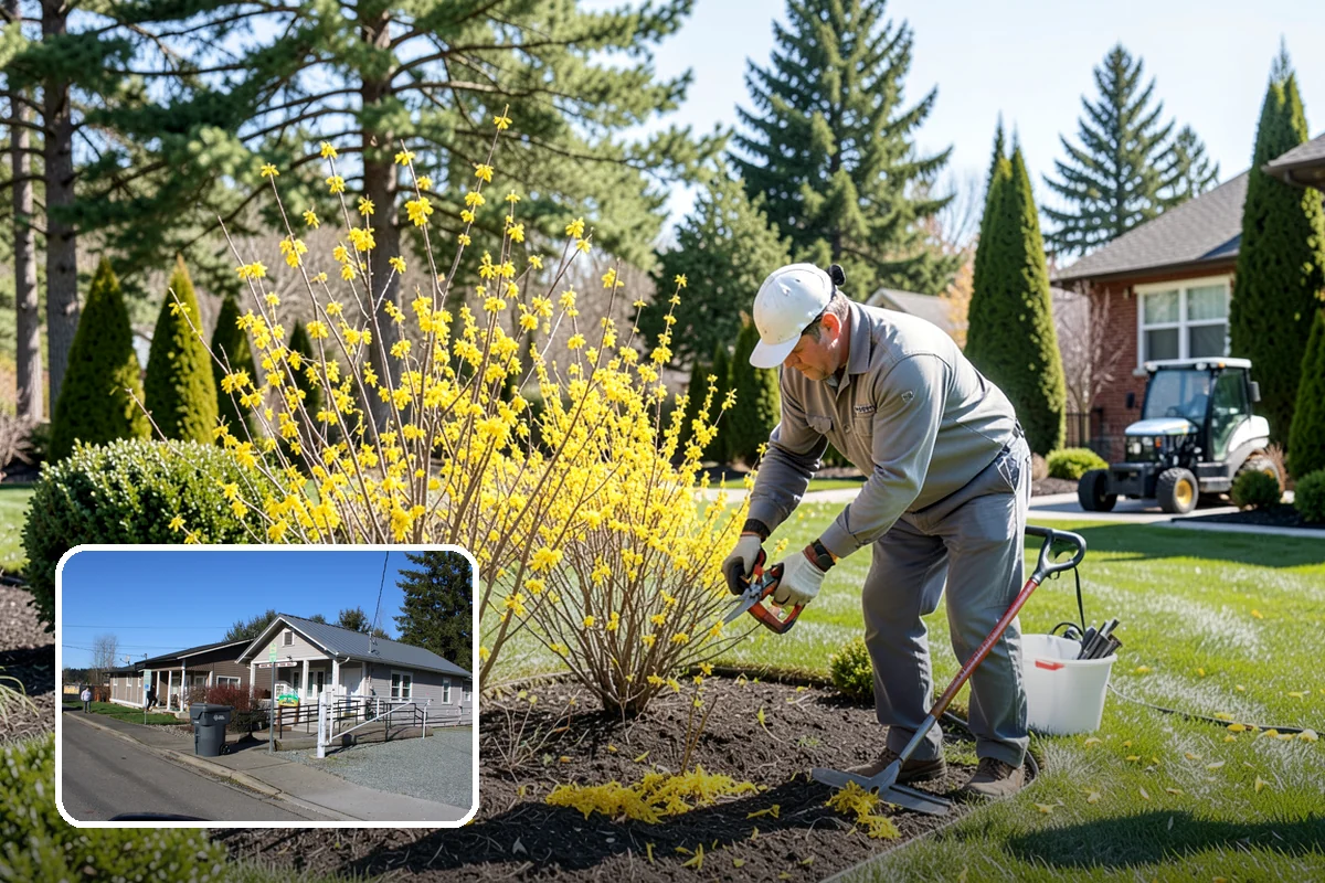 Lawn Fertilization in South Prairie, Pierce County, WA - Thicker greener grass that crowds out weeds