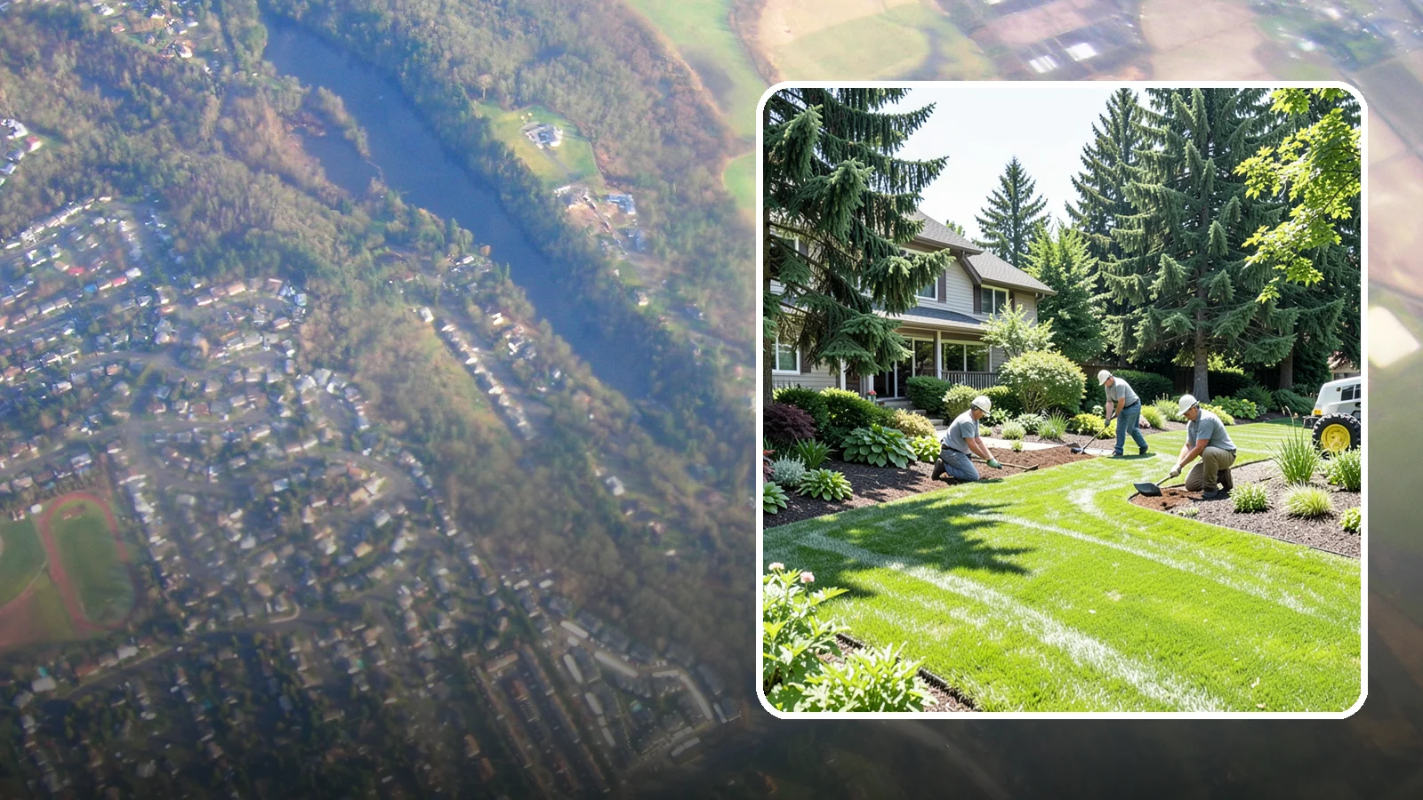 Lawn & Garden Renovation in Algona, King County, WA - Whole-yard refresh that renovates both lawn and planting beds into a cohesive, healthy landscape.