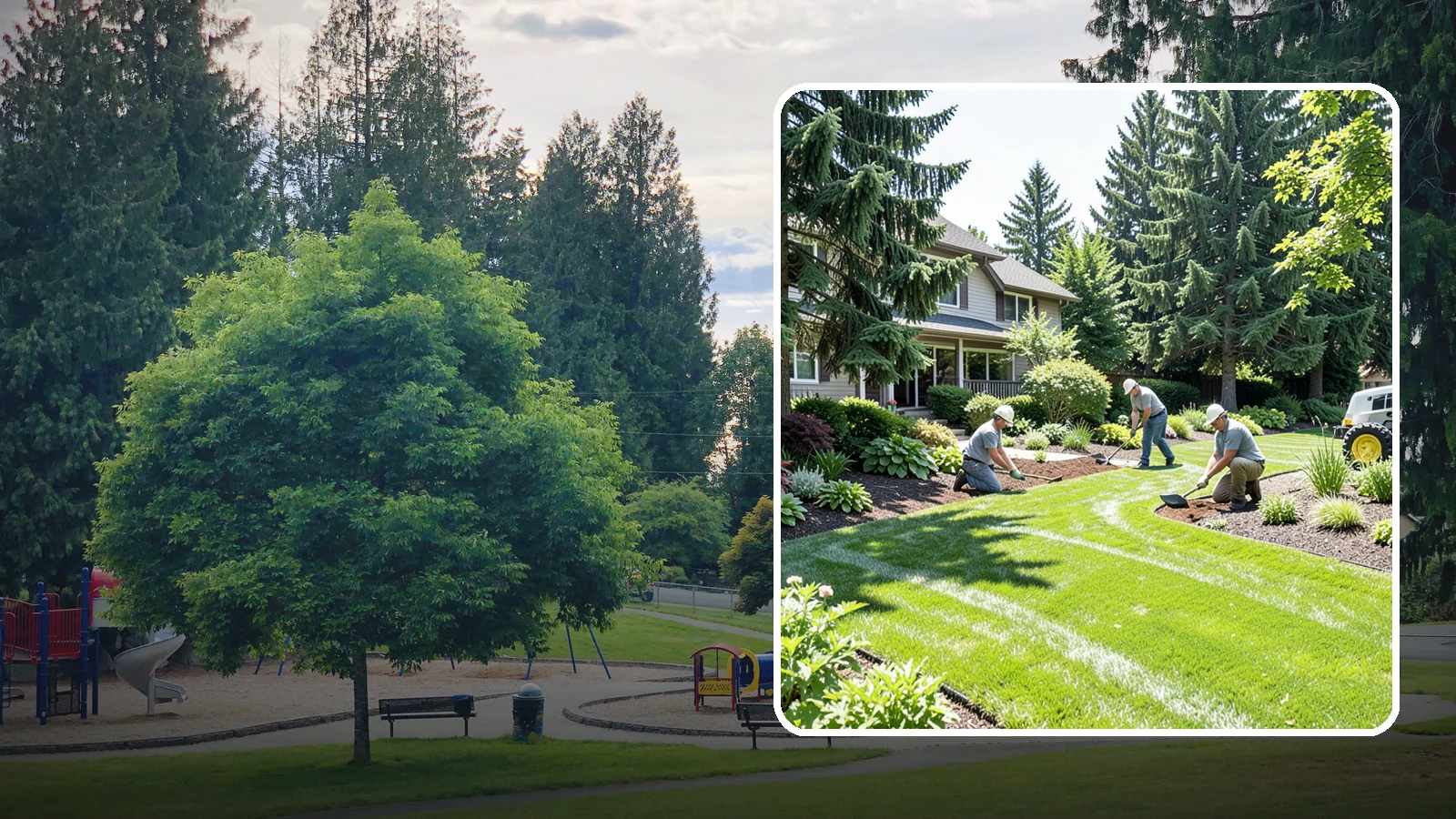 Lawn & Garden Renovation in Bonney Lake, Pierce County, WA - Whole-yard refresh that renovates both lawn and planting beds into a cohesive, healthy landscape.