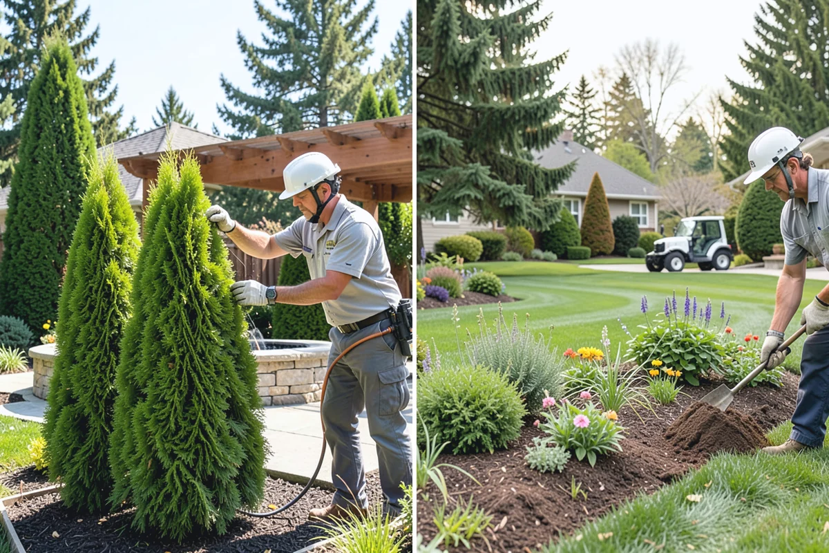 Lawn & Garden Renovation in Bonney Lake, Pierce County, WA - Walk the property and plan lawn and bed work