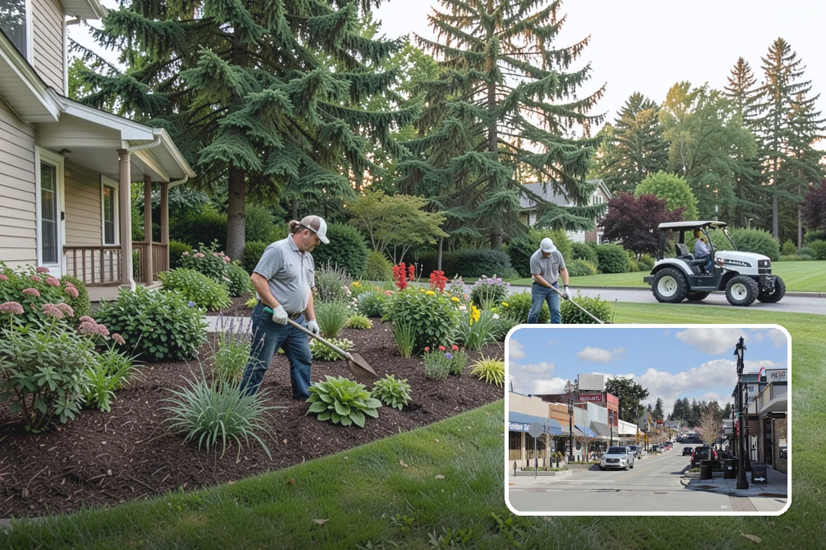 Lawn & Garden Renovation in Bothell, King County, WA - One project that refreshes lawn and beds together
