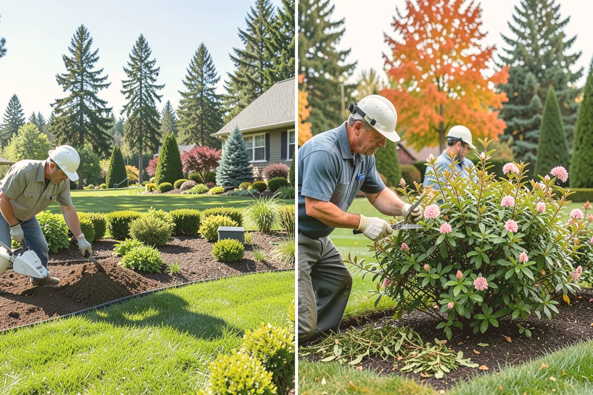 Lawn & Garden Renovation in Bothell, King County, WA - Walk the property and plan lawn and bed work