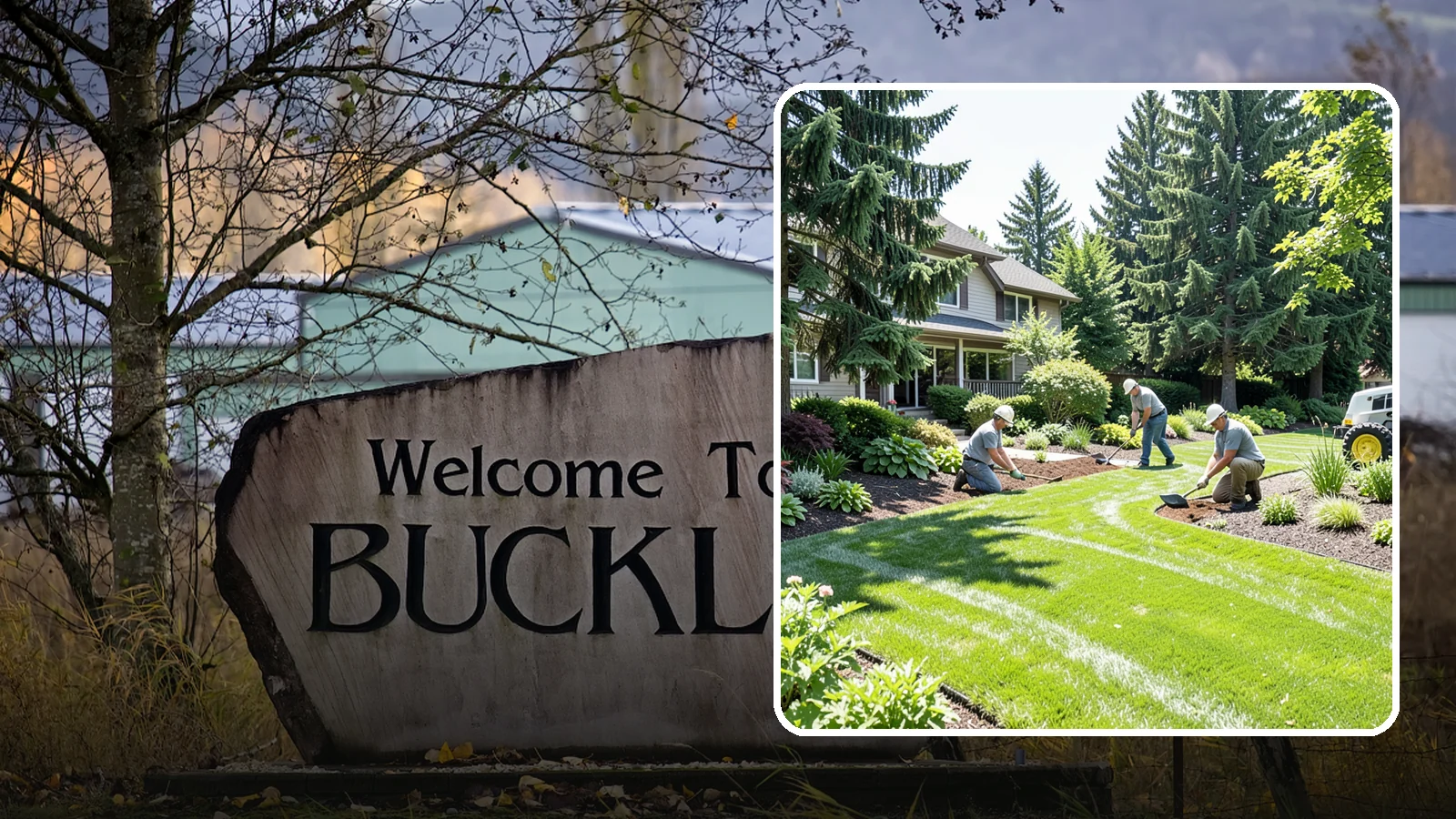 Lawn & Garden Renovation in Buckley, Pierce County, WA - Whole-yard refresh that renovates both lawn and planting beds into a cohesive, healthy landscape.