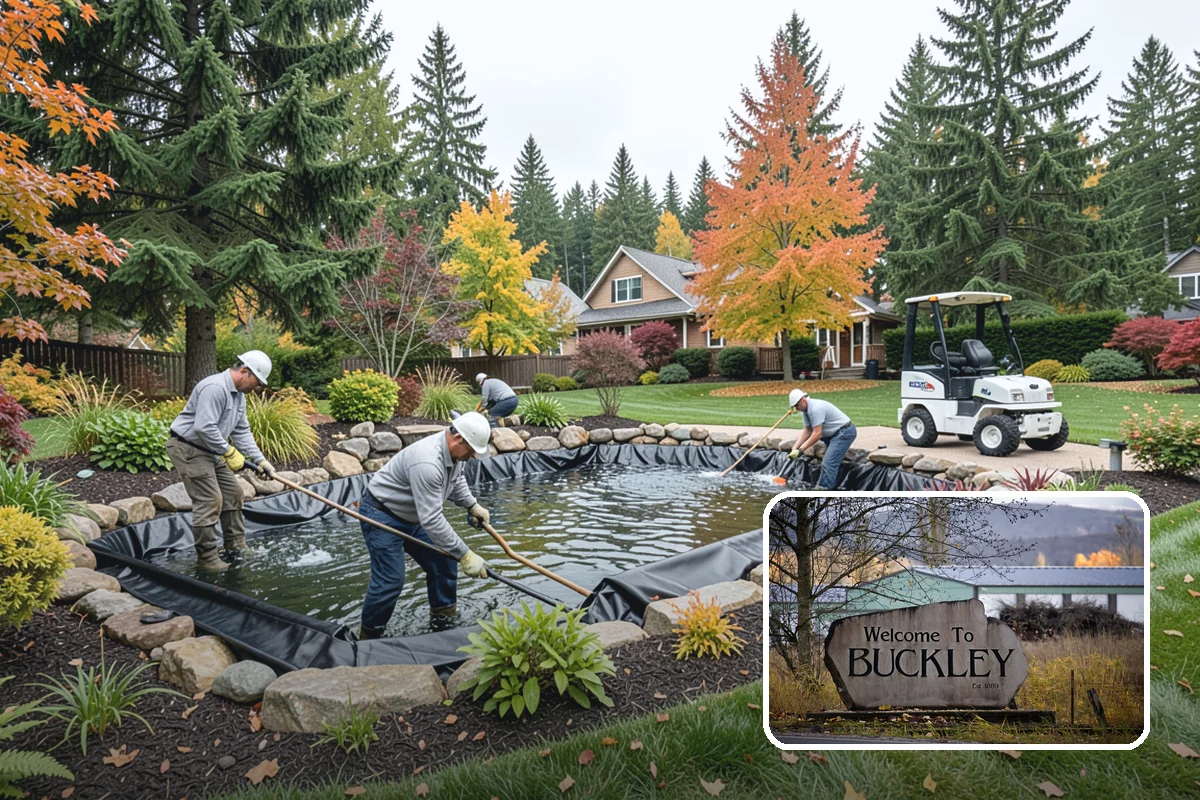 Lawn & Garden Renovation in Buckley, Pierce County, WA - One project that refreshes lawn and beds together