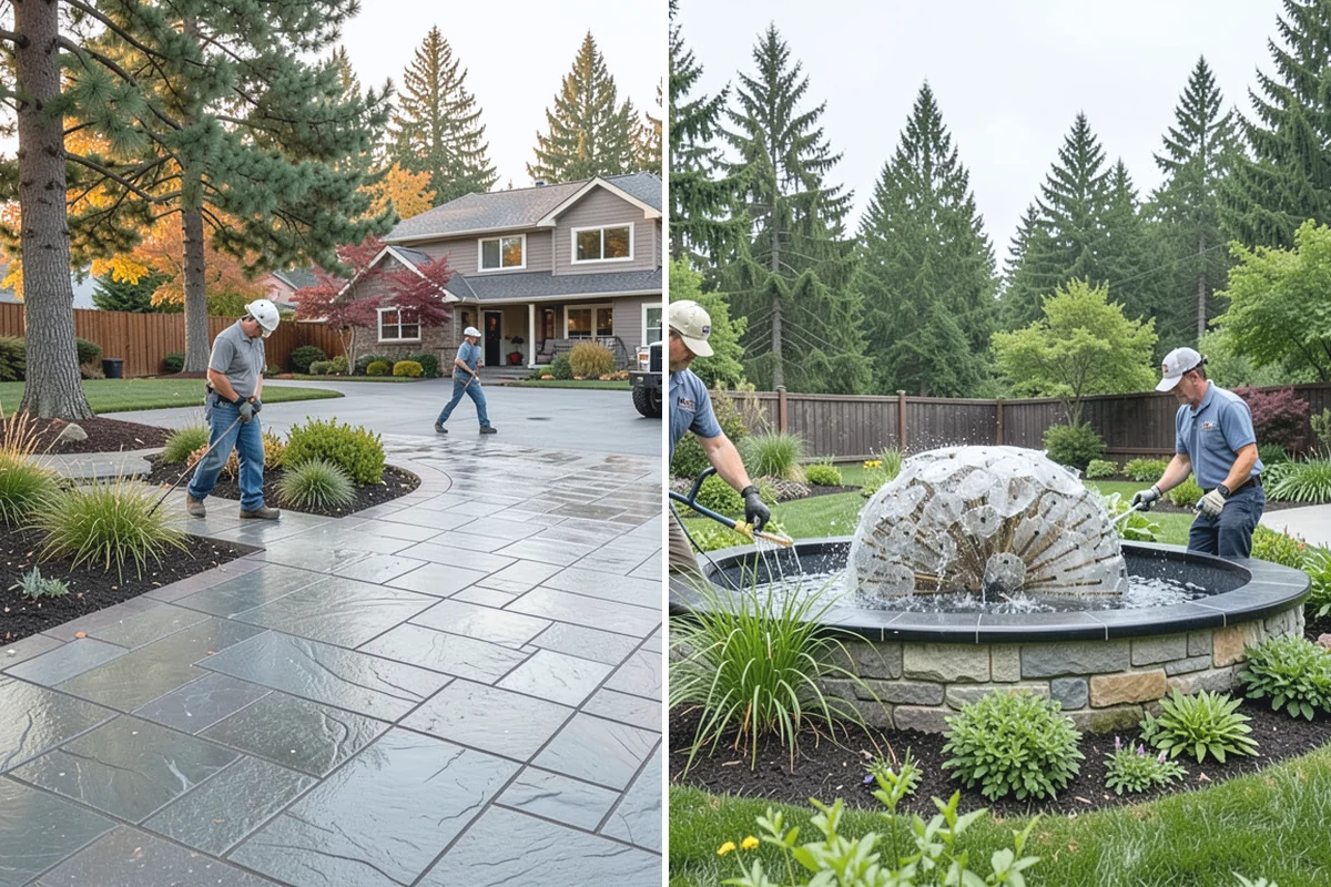 Lawn & Garden Renovation in Buckley, Pierce County, WA - Walk the property and plan lawn and bed work