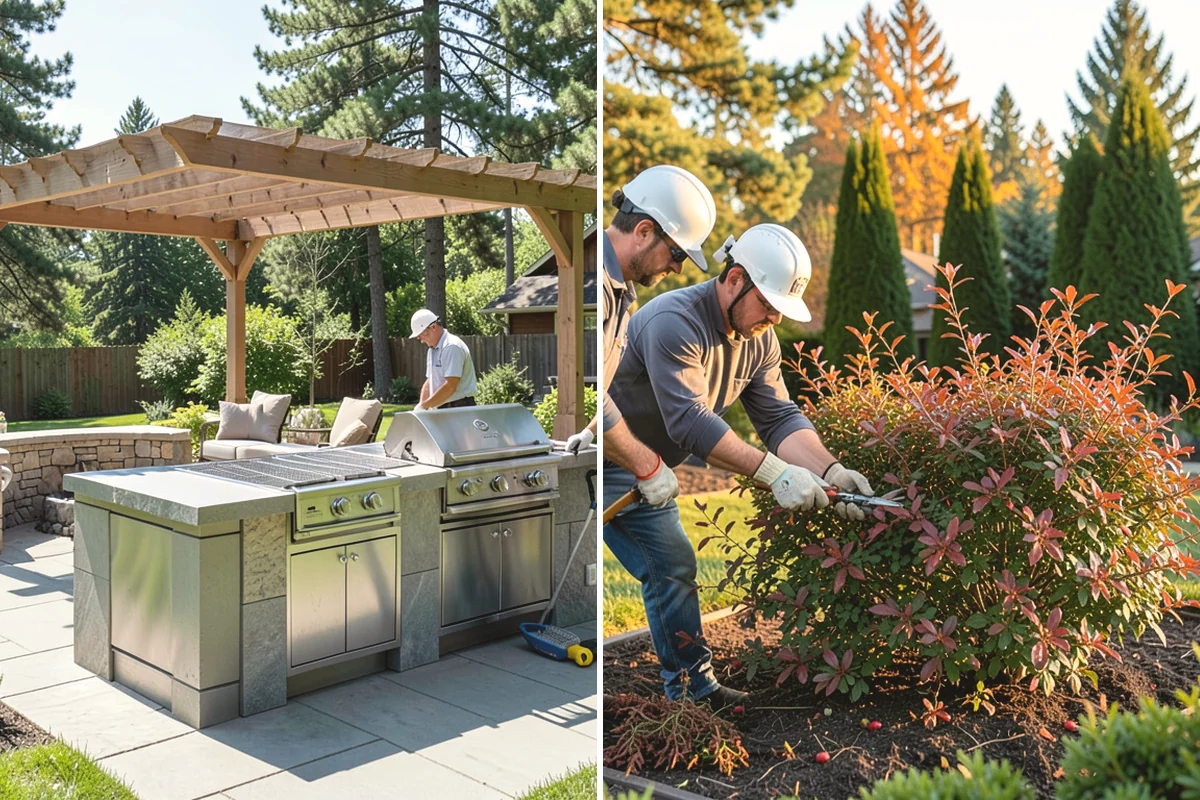 Lawn & Garden Renovation in Burlington, Skagit County, WA - Walk the property and plan lawn and bed work