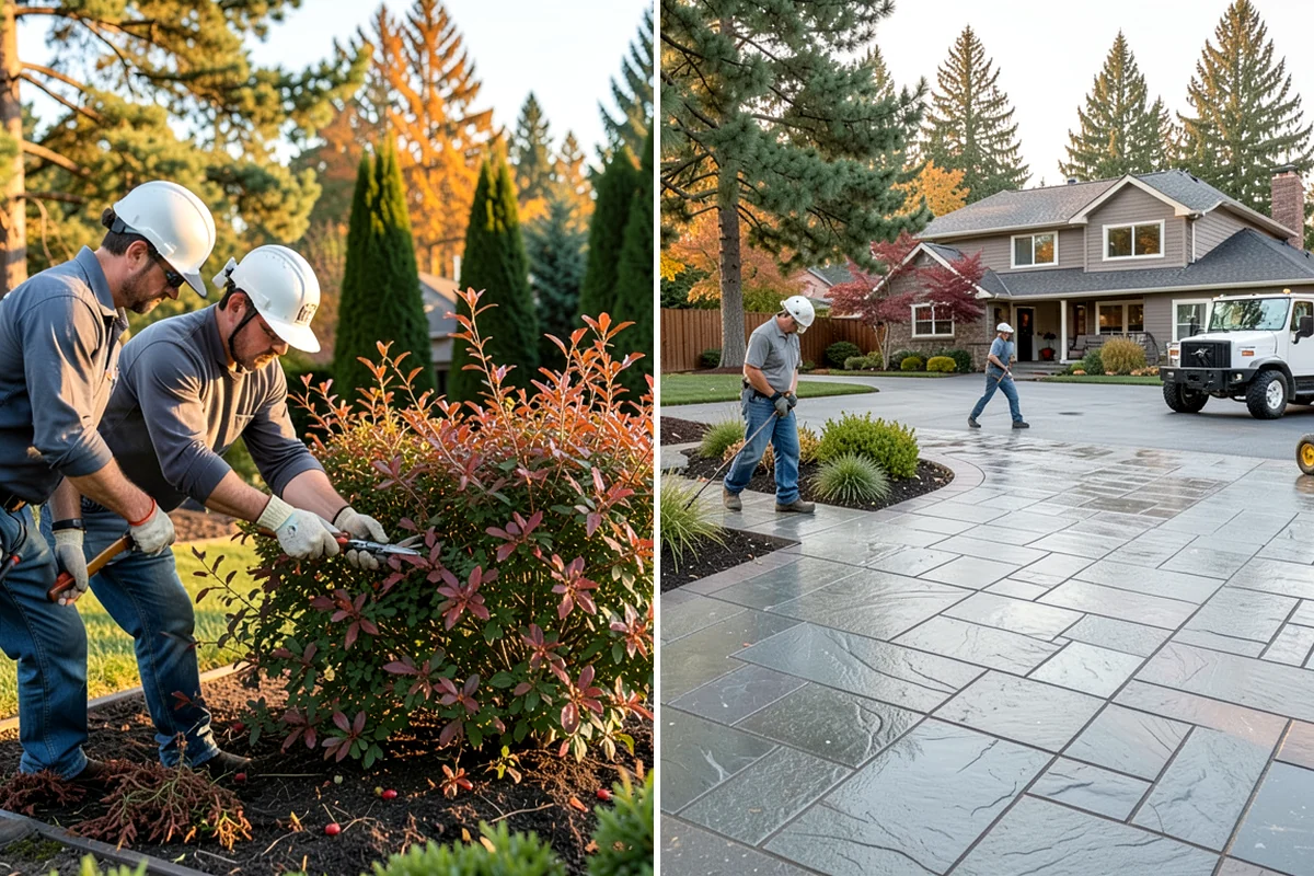 Lawn & Garden Renovation in Clyde Hill, King County, WA - Walk the property and plan lawn and bed work
