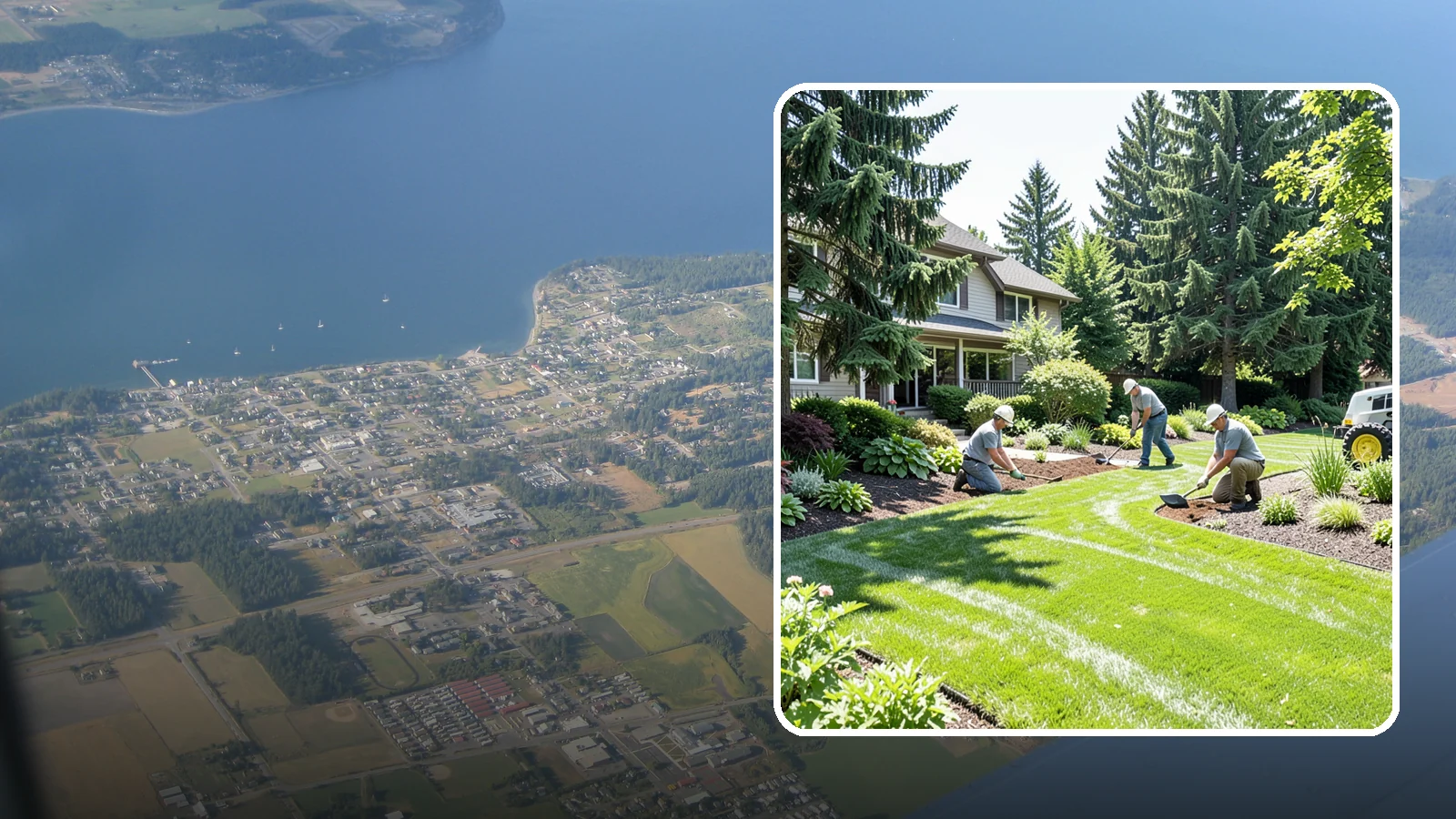 Lawn & Garden Renovation in Coupeville, Island County, WA - Whole-yard refresh that renovates both lawn and planting beds into a cohesive, healthy landscape.