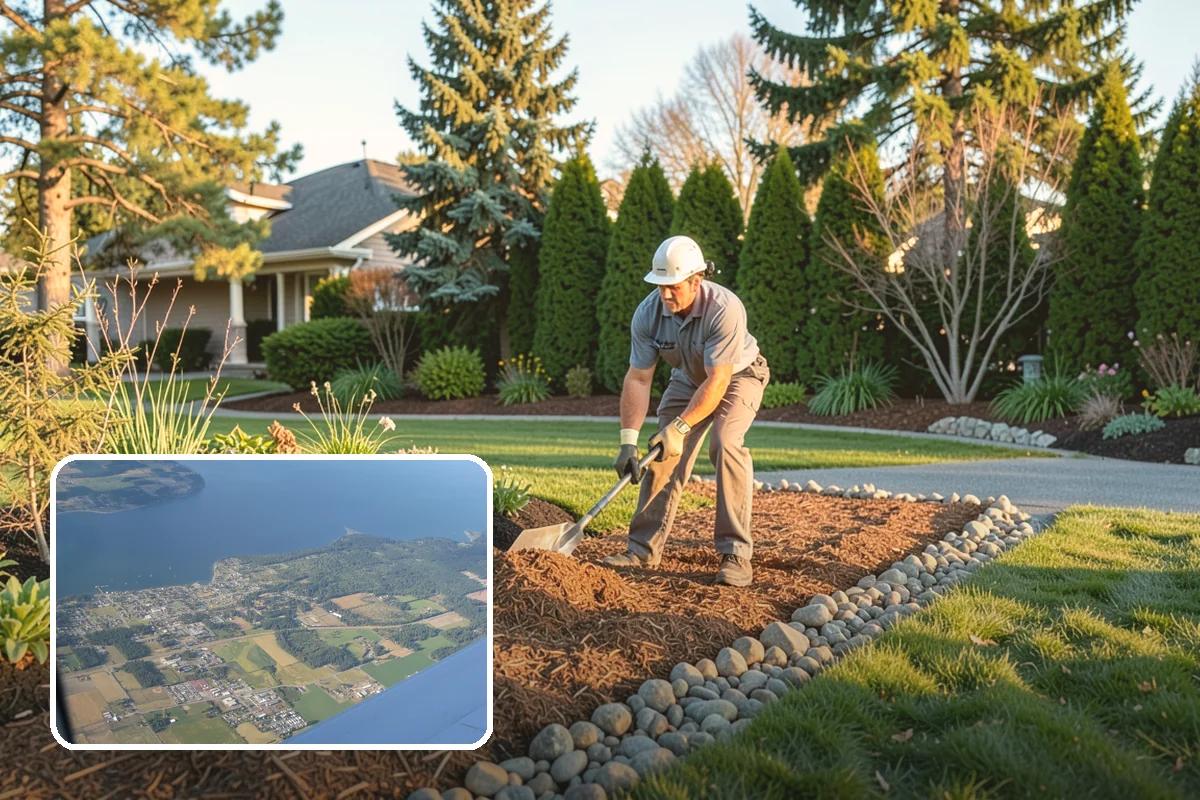 Lawn & Garden Renovation in Coupeville, Island County, WA - One project that refreshes lawn and beds together