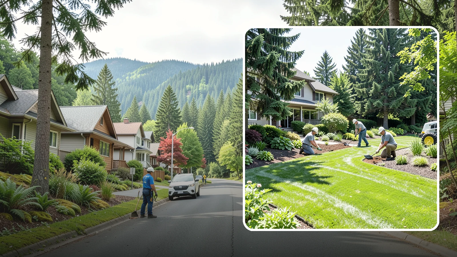 Lawn & Garden Renovation in Darrington, Snohomish County, WA - Whole-yard refresh that renovates both lawn and planting beds into a cohesive, healthy landscape.