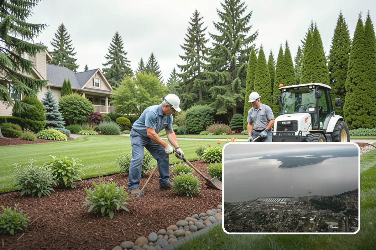 Lawn & Garden Renovation in Des Moines, King County, WA - One project that refreshes lawn and beds together