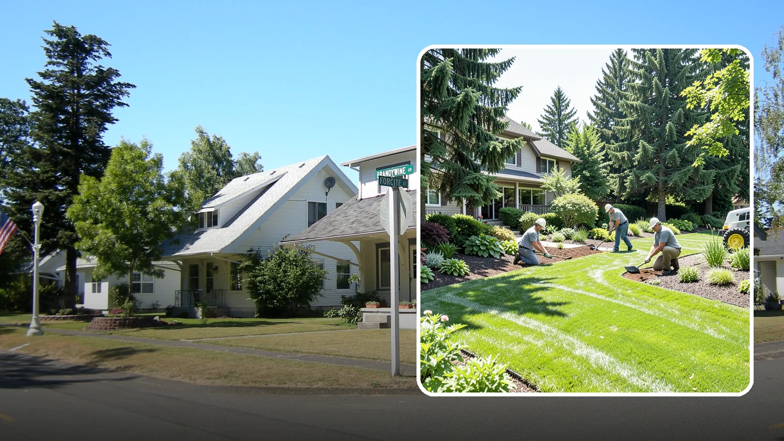 Lawn & Garden Renovation in DuPont, Pierce County, WA - Whole-yard refresh that renovates both lawn and planting beds into a cohesive, healthy landscape.