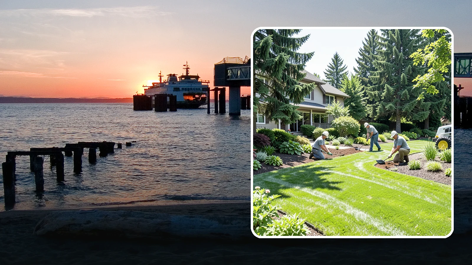 Lawn & Garden Renovation in Edmonds, Snohomish County, WA - Whole-yard refresh that renovates both lawn and planting beds into a cohesive, healthy landscape.