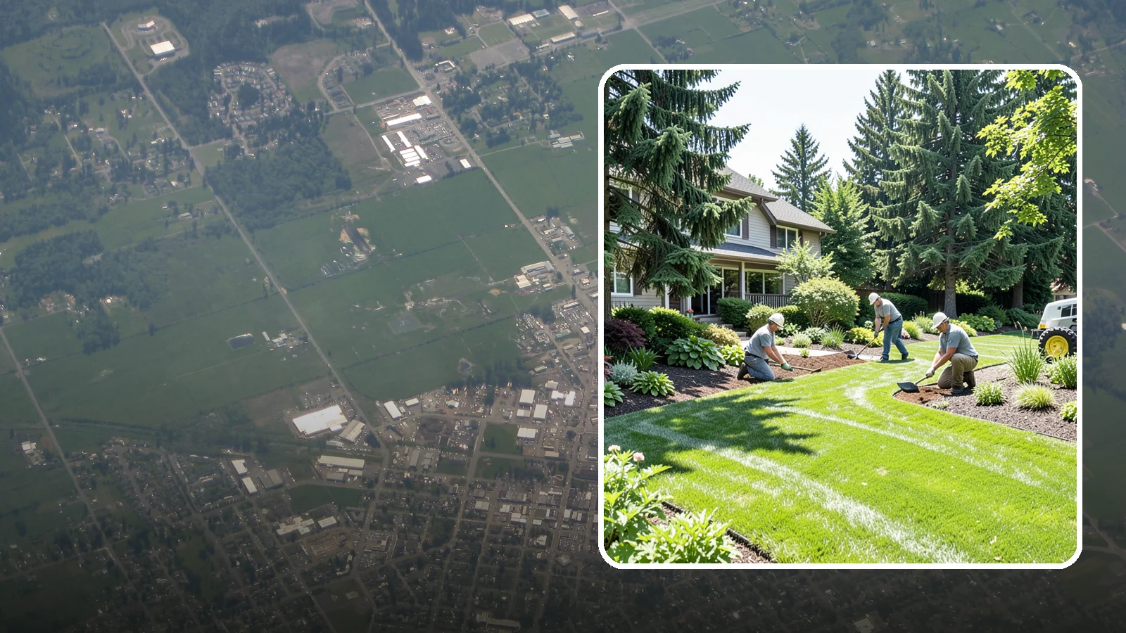 Lawn & Garden Renovation in Enumclaw, King County, WA - Whole-yard refresh that renovates both lawn and planting beds into a cohesive, healthy landscape.