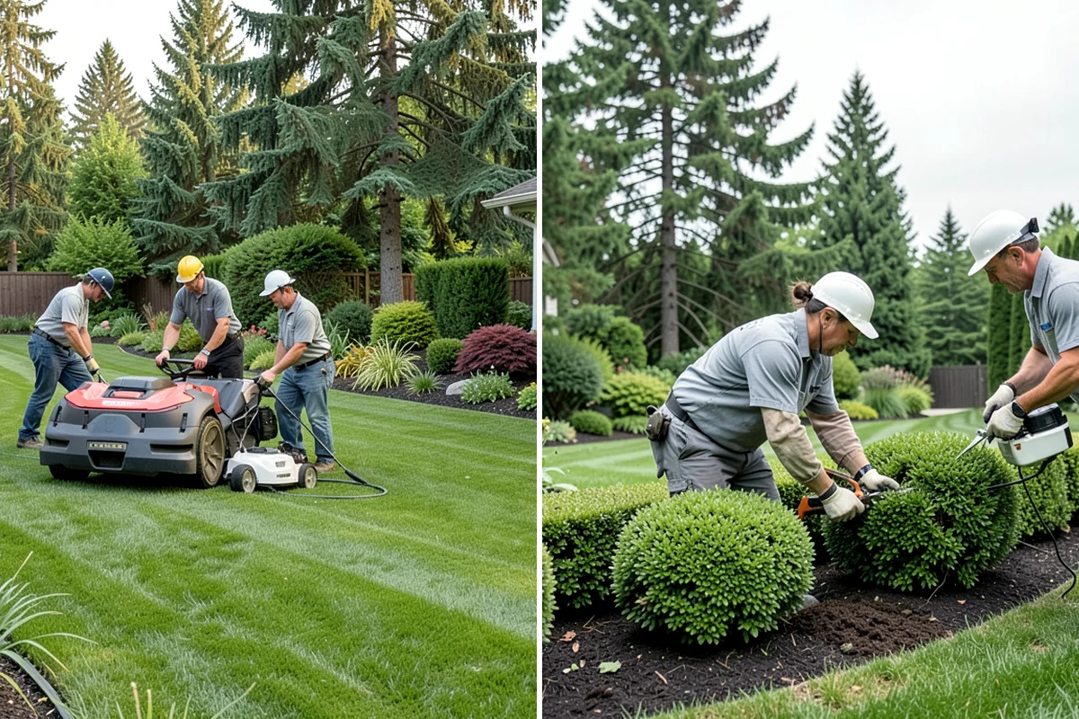 Lawn & Garden Renovation in Federal Way, King County, WA - Walk the property and plan lawn and bed work
