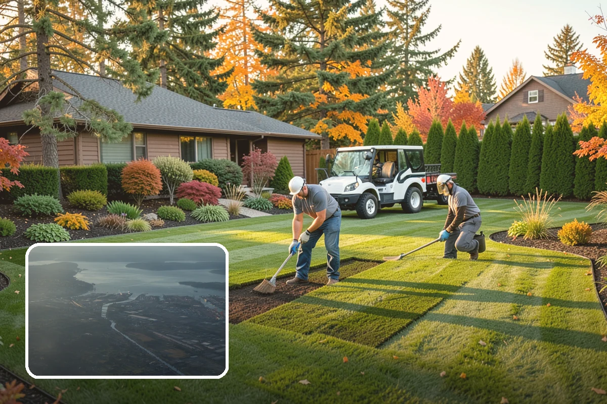 Lawn & Garden Renovation in Fife, Pierce County, WA - One project that refreshes lawn and beds together