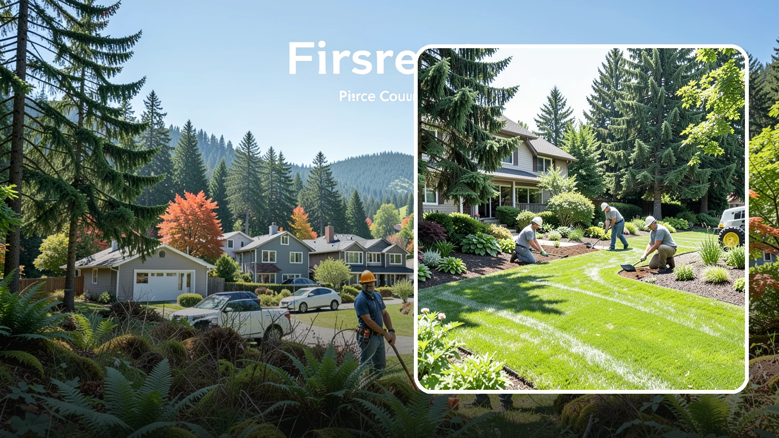 Lawn & Garden Renovation in Fircrest, Pierce County, WA - Whole-yard refresh that renovates both lawn and planting beds into a cohesive, healthy landscape.