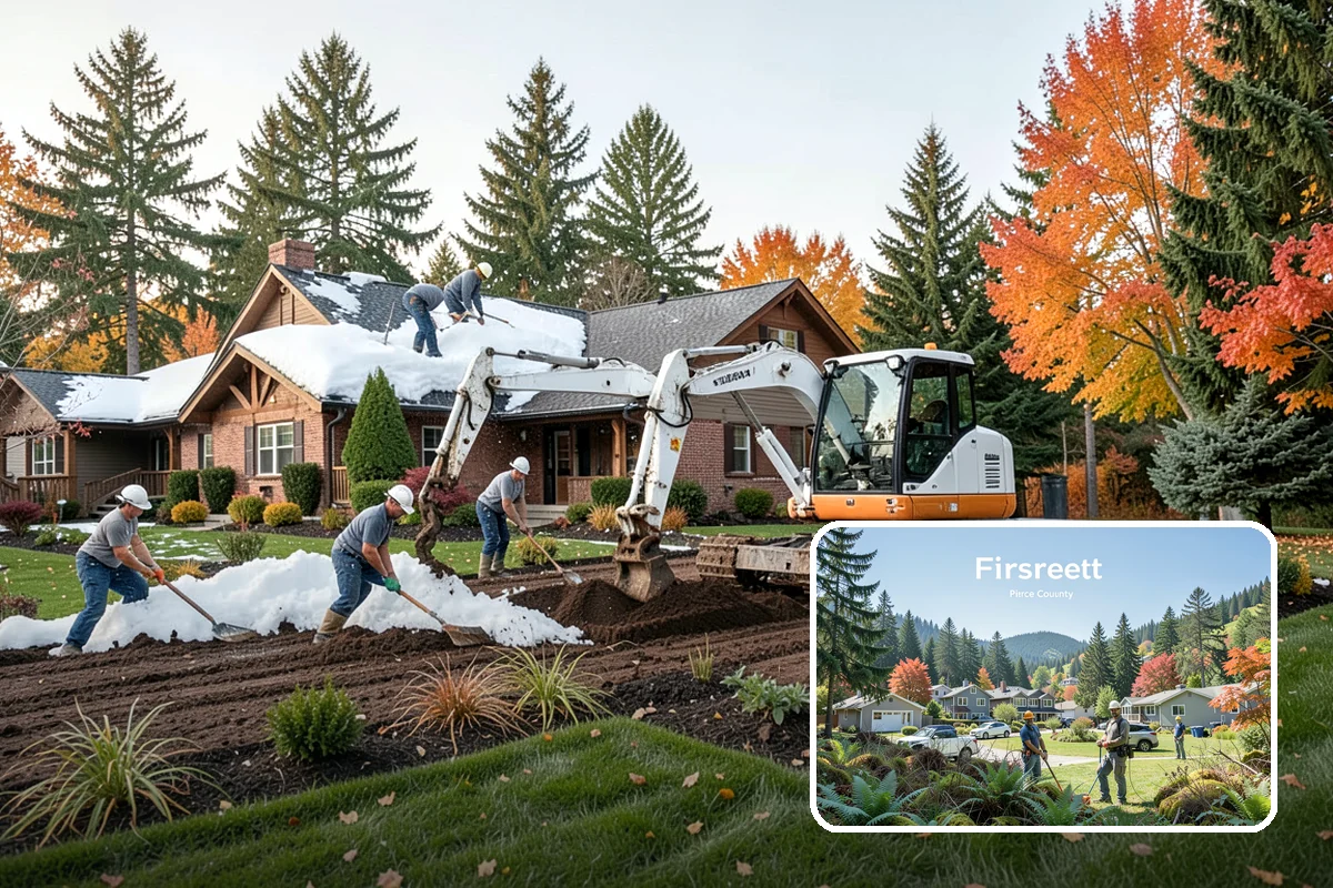 Lawn & Garden Renovation in Fircrest, Pierce County, WA - One project that refreshes lawn and beds together