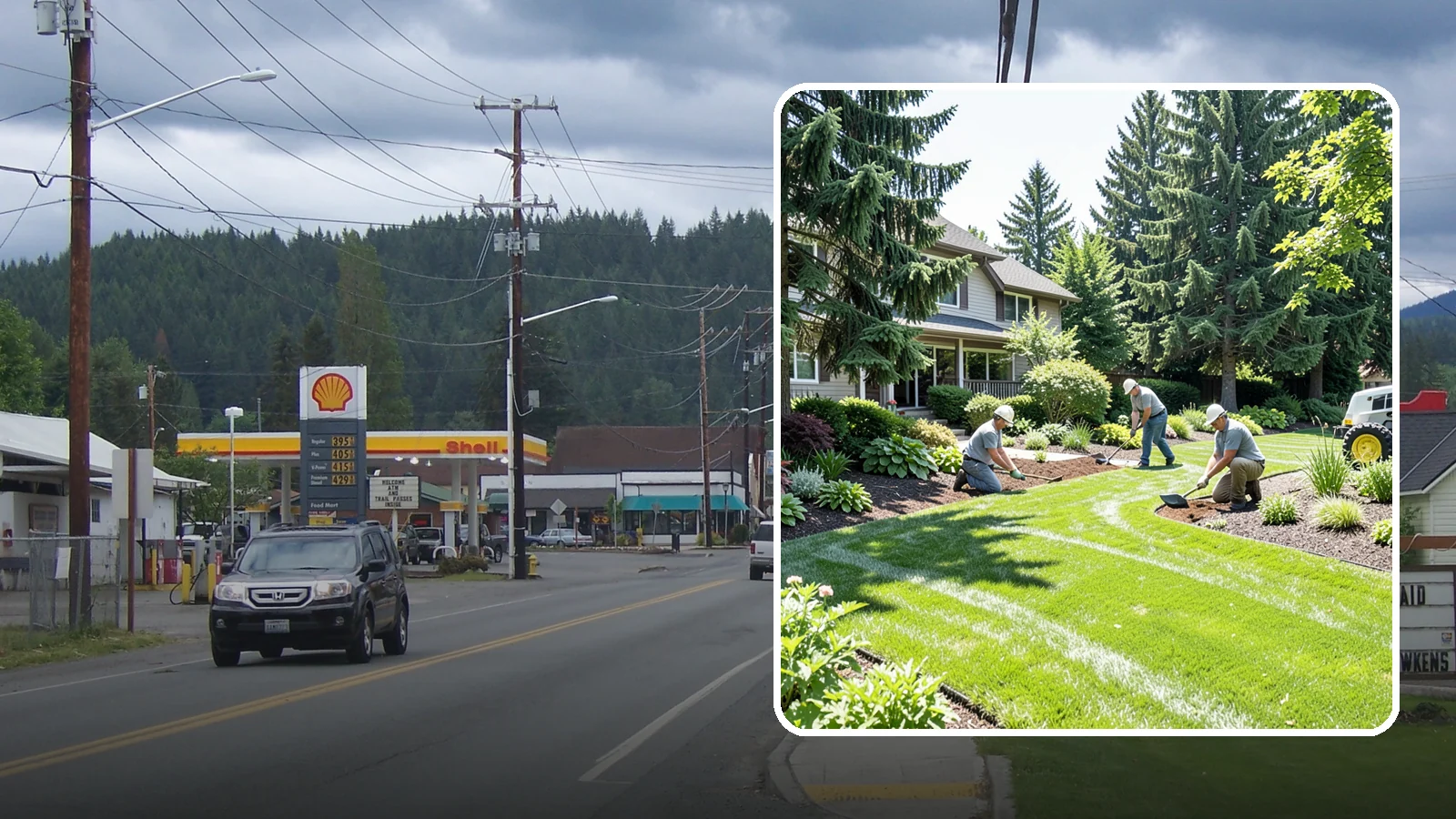 Lawn & Garden Renovation in Granite Falls, Snohomish County, WA - Whole-yard refresh that renovates both lawn and planting beds into a cohesive, healthy landscape.