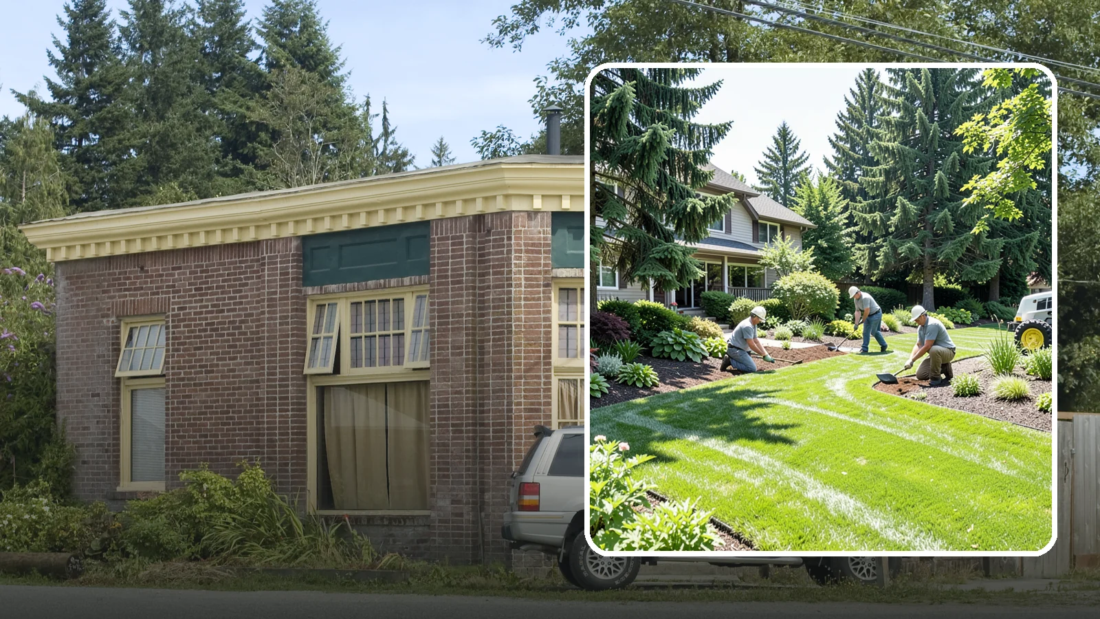 Lawn & Garden Renovation in Hamilton, Skagit County, WA - Whole-yard refresh that renovates both lawn and planting beds into a cohesive, healthy landscape.