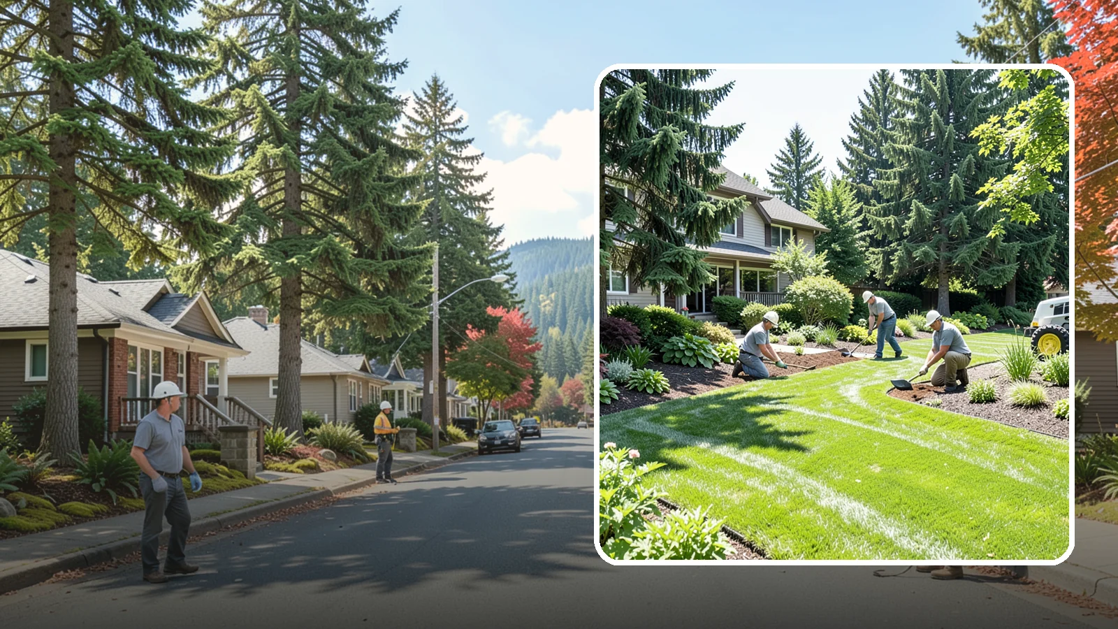 Lawn & Garden Renovation in Hunts Point, King County, WA - Whole-yard refresh that renovates both lawn and planting beds into a cohesive, healthy landscape.